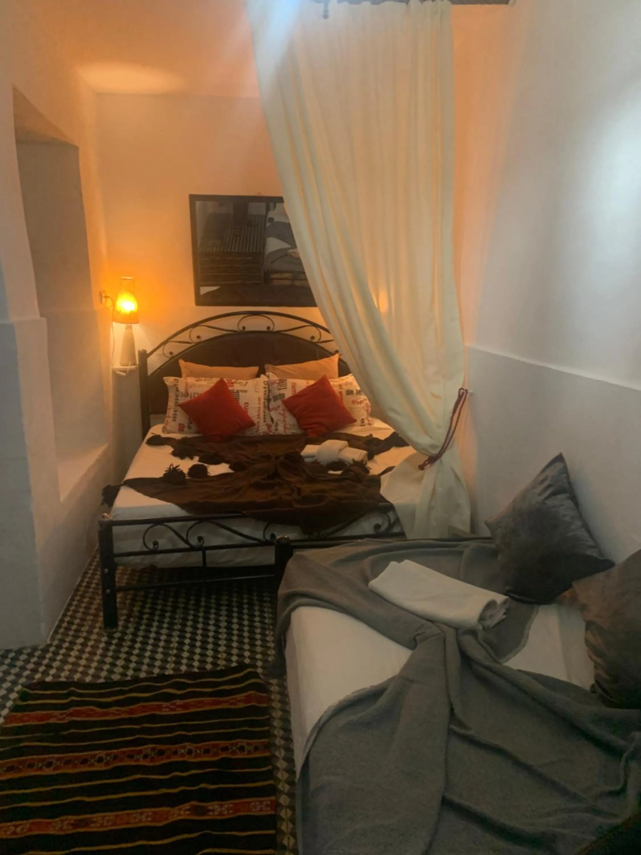 Bed in Riad Dar Mchicha
