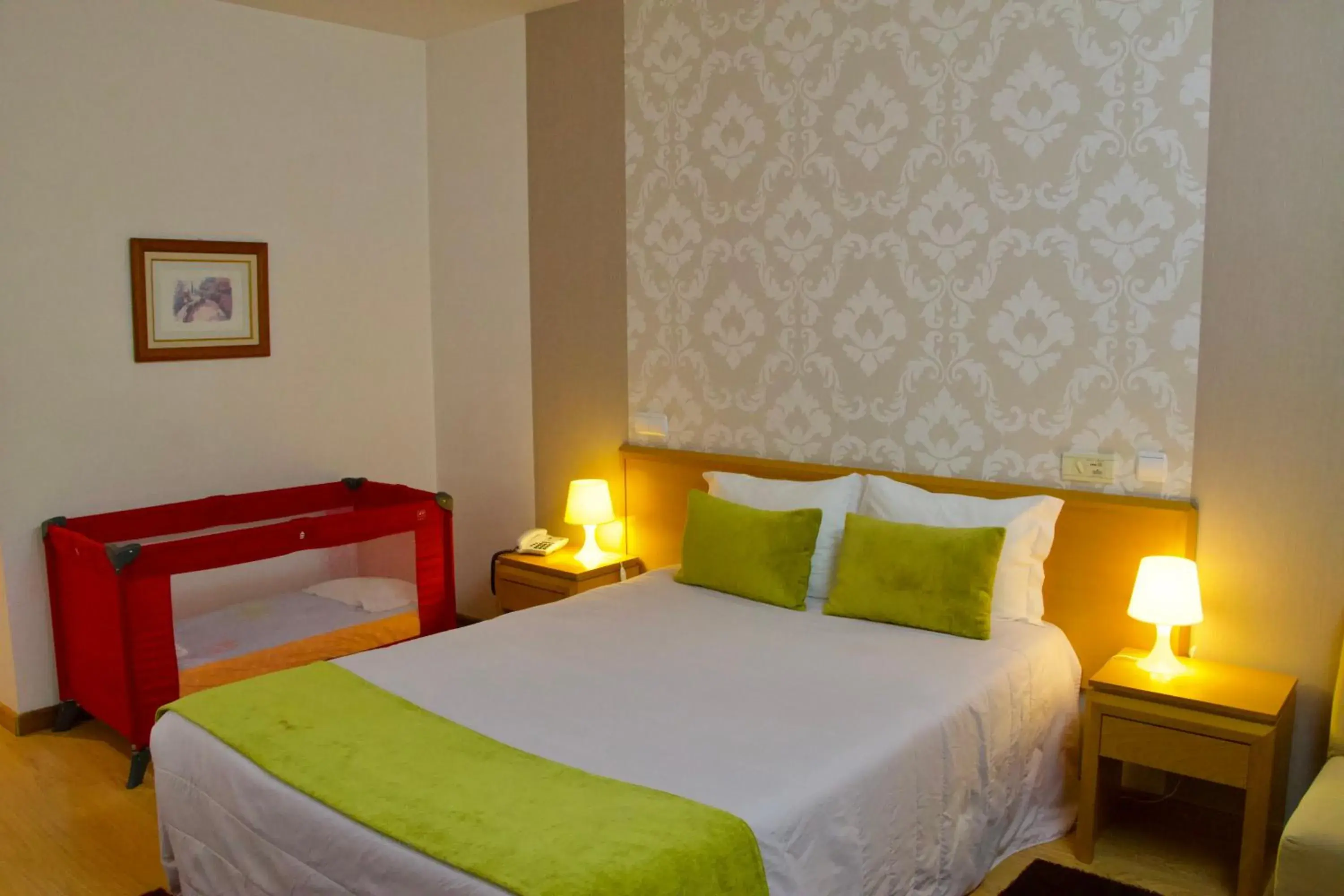 Bed in Hotel Eurosol Alcanena Bed in Hotel Eurosol Alcanena