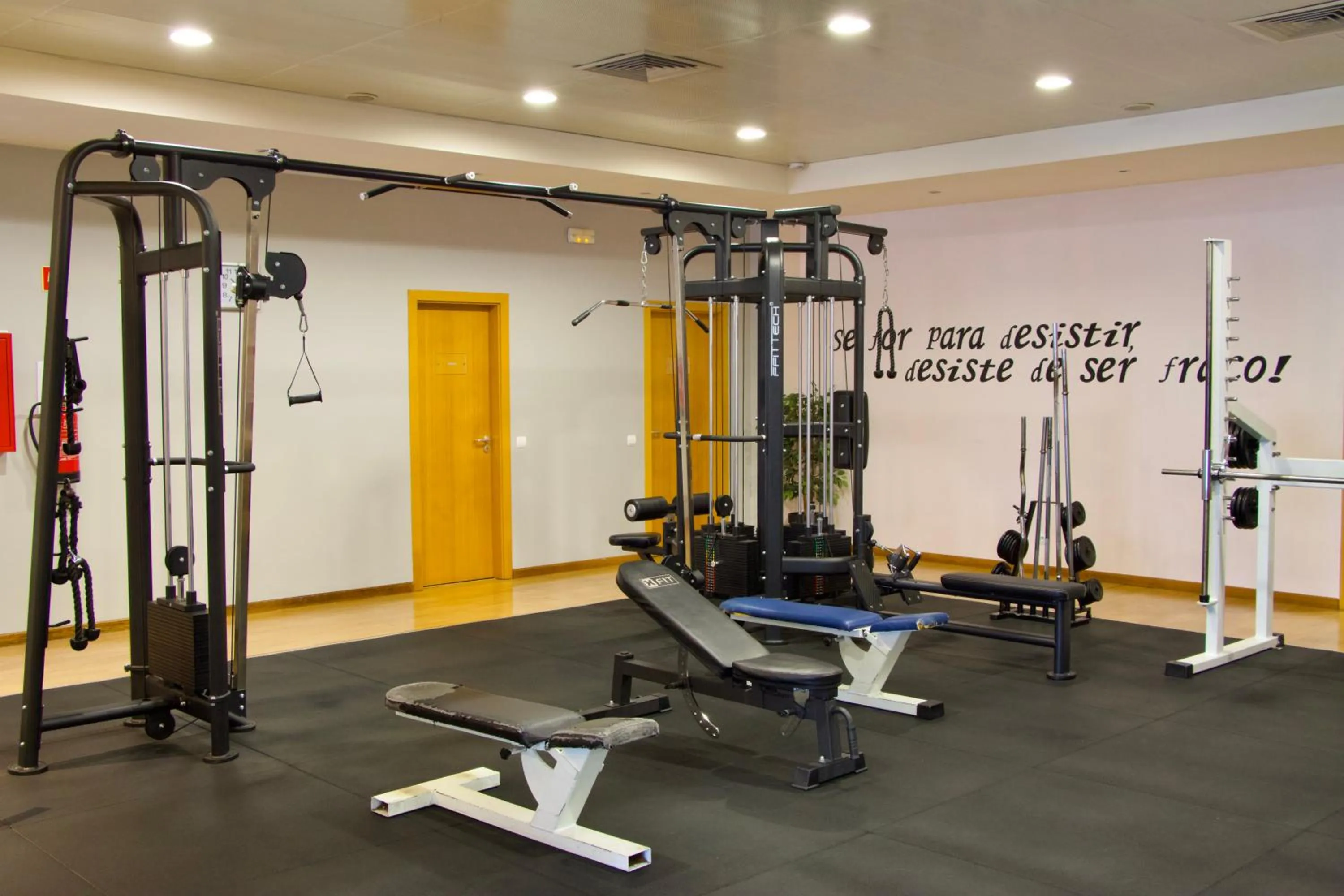Fitness centre/facilities in Hotel Eurosol Alcanena