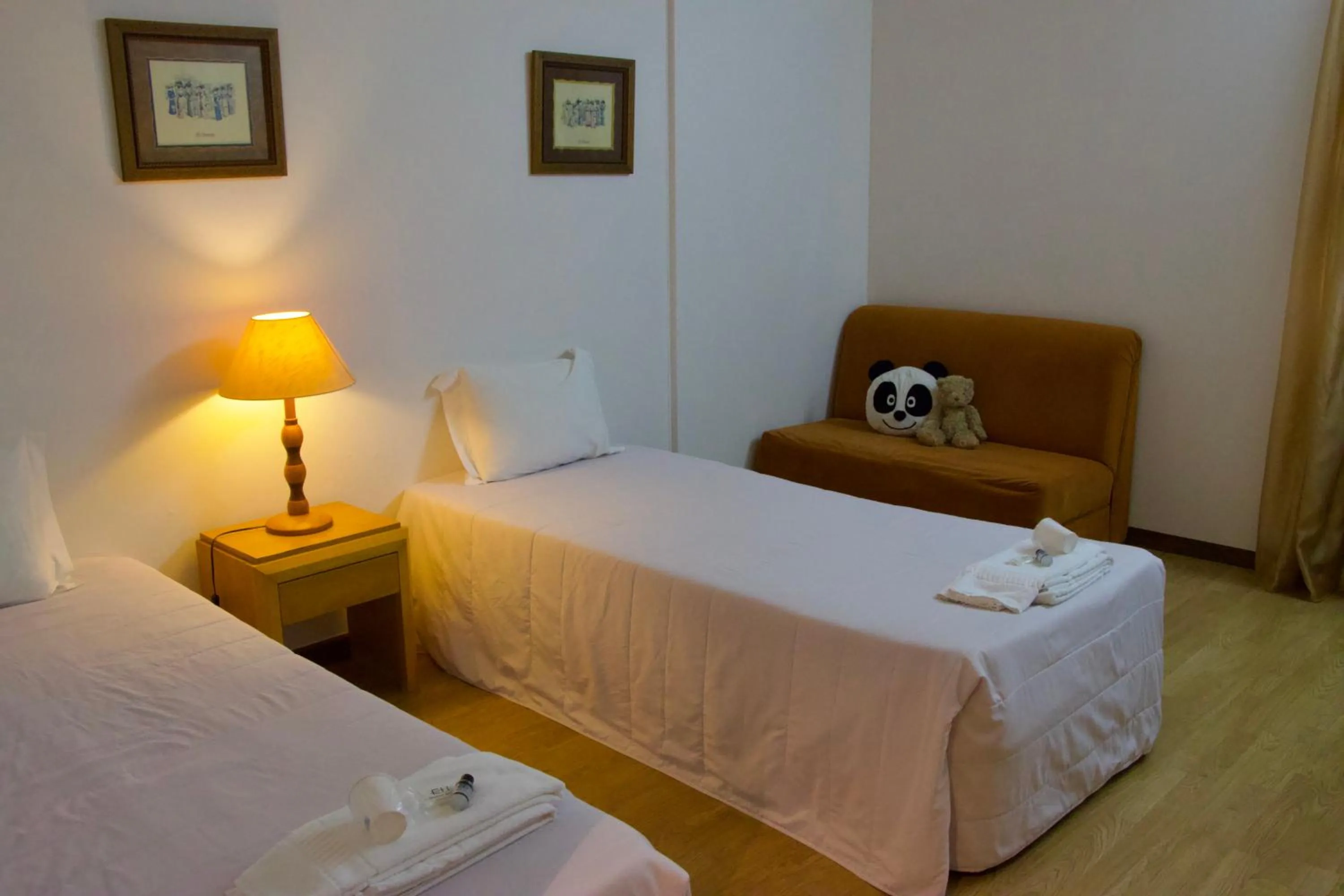 Bed in Hotel Eurosol Alcanena