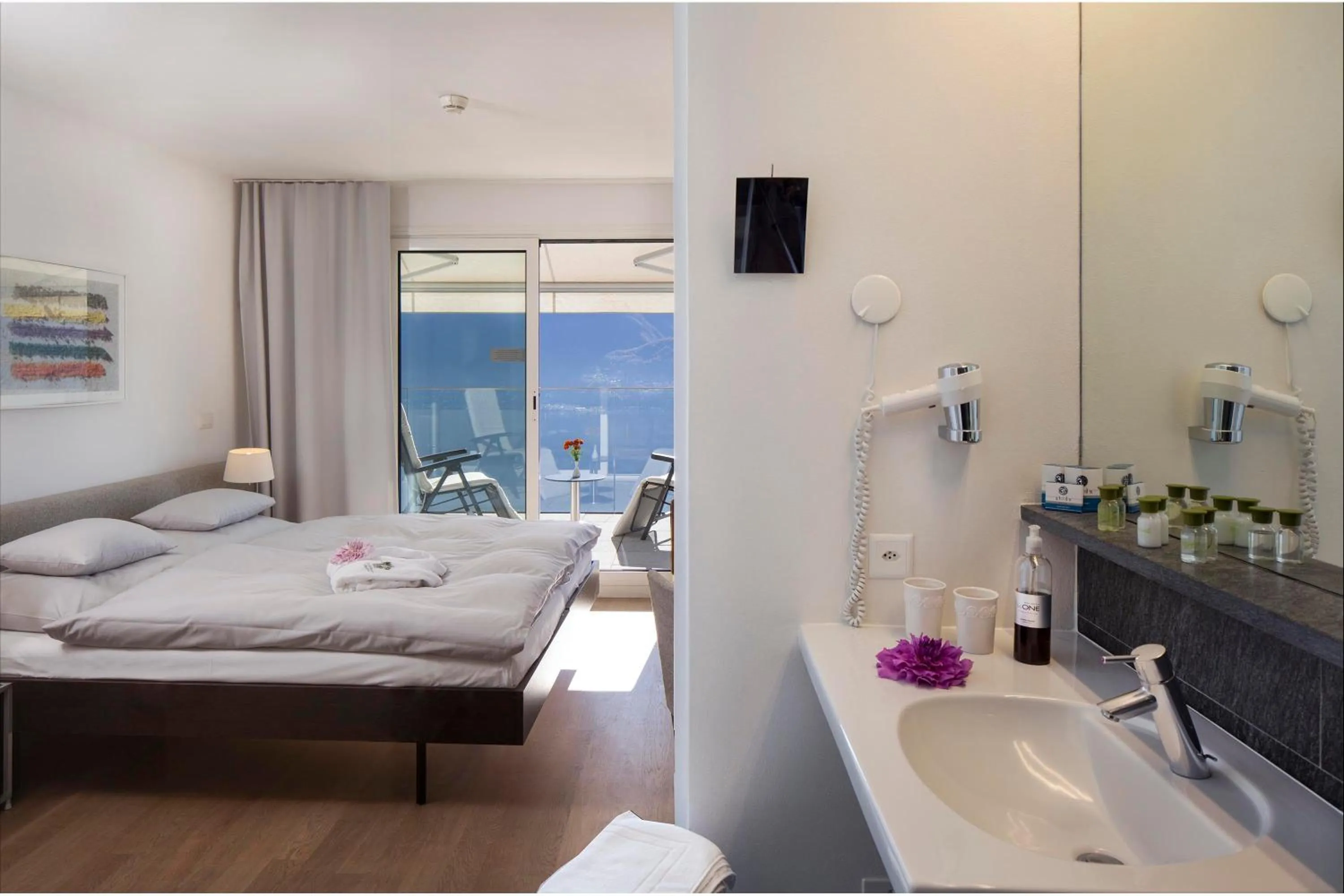 Bed in Hotel Stella SA