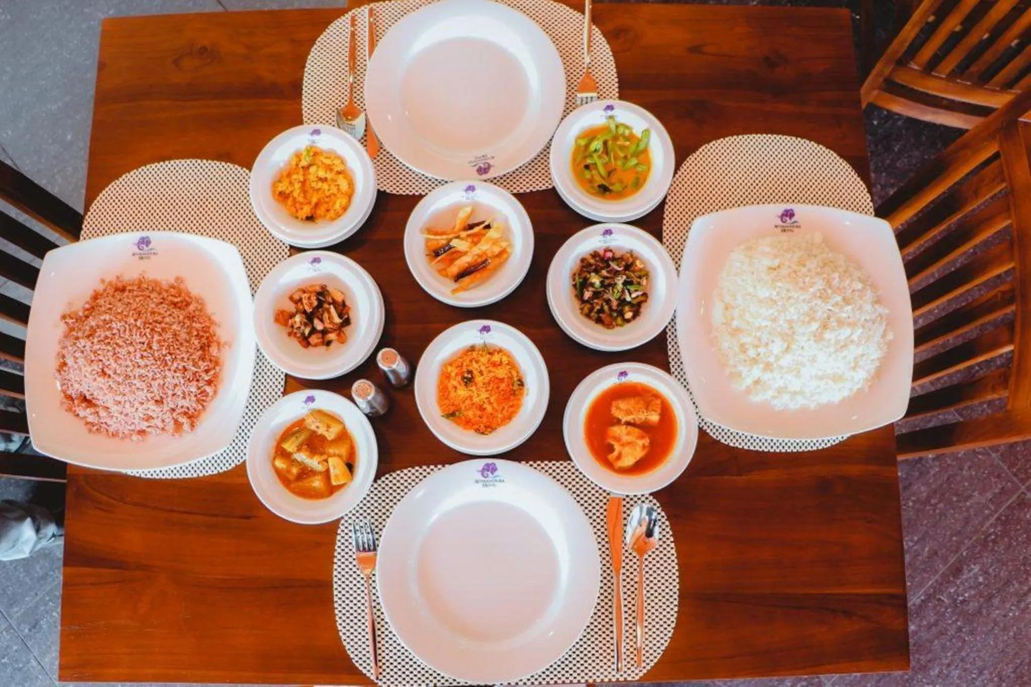 Food close-up in Athkandura Hotel