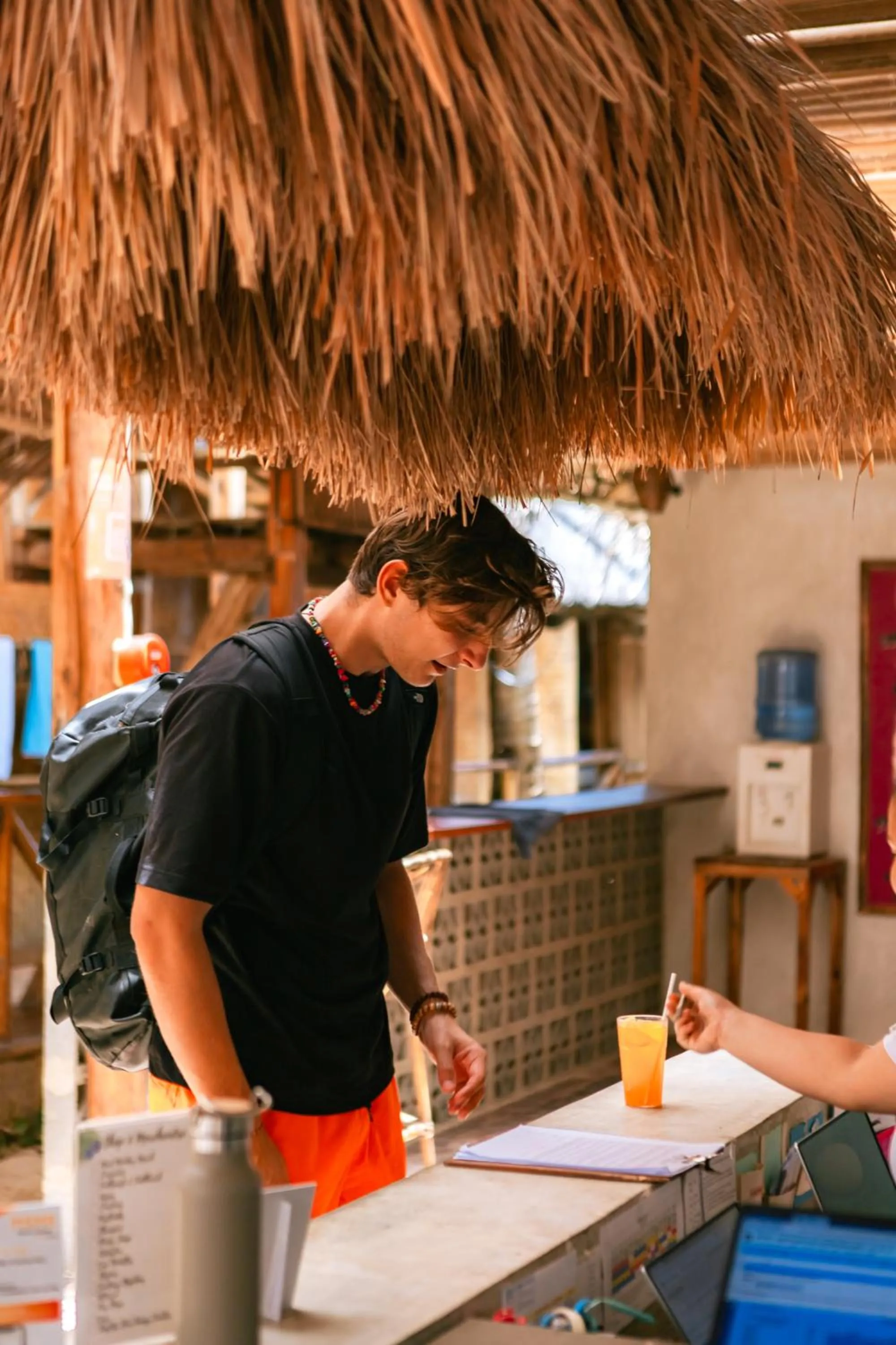 Lobby or reception in Mad Monkey Hostel Nacpan Beach