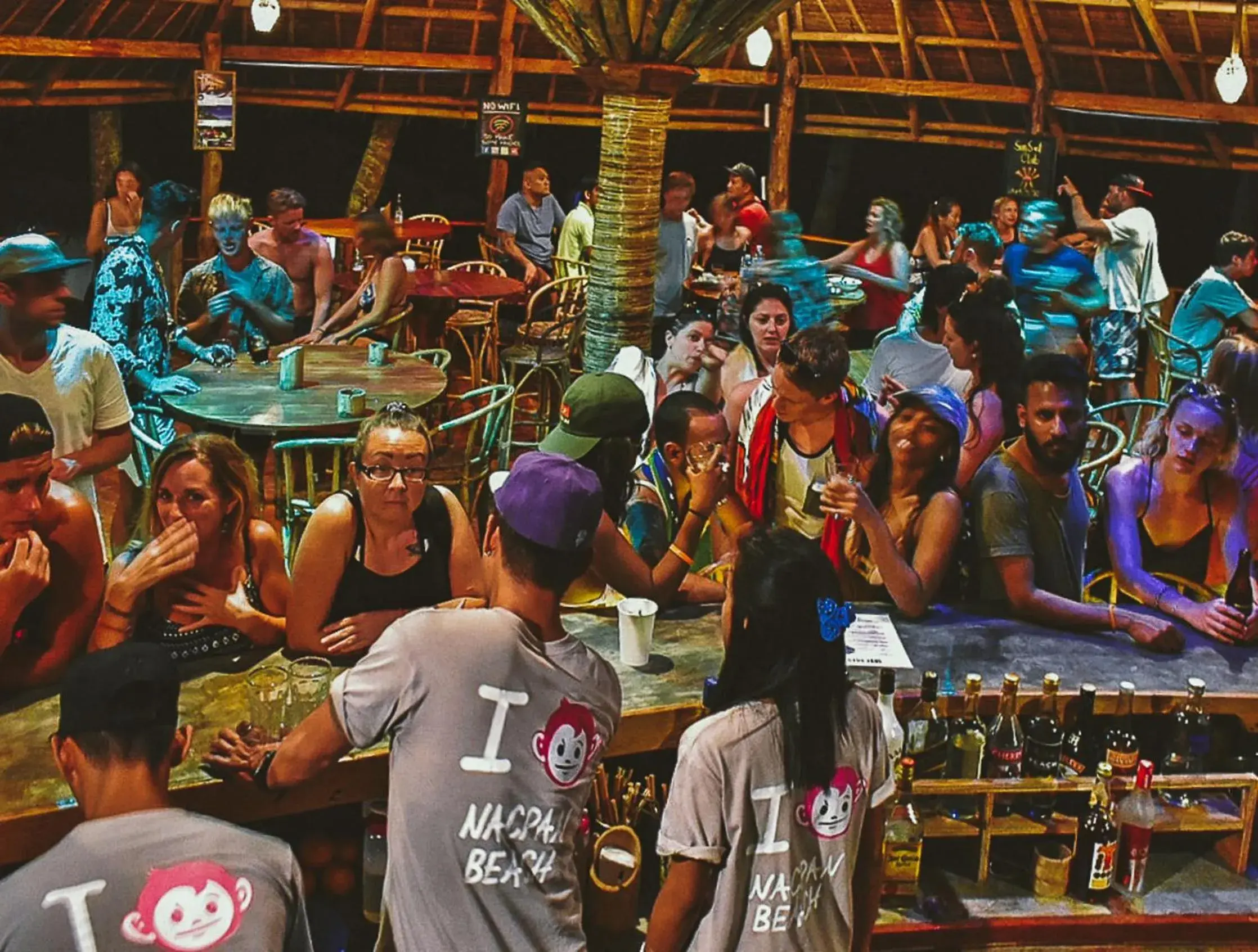 Lounge or bar in Mad Monkey Hostel Nacpan Beach Lounge or bar in Mad Monkey Hostel Nacpan Beach
