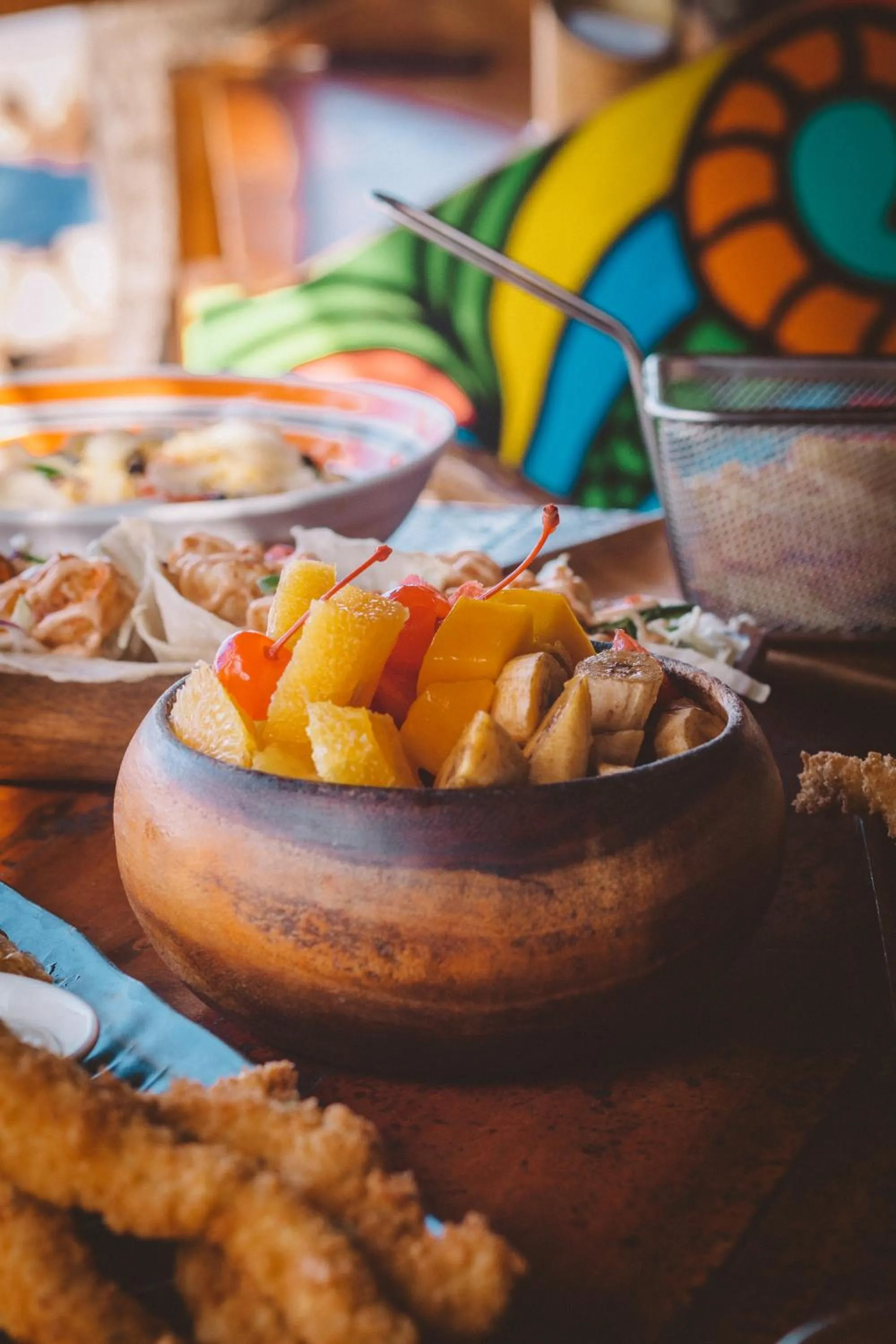 Food and drinks in Mad Monkey Hostel Nacpan Beach