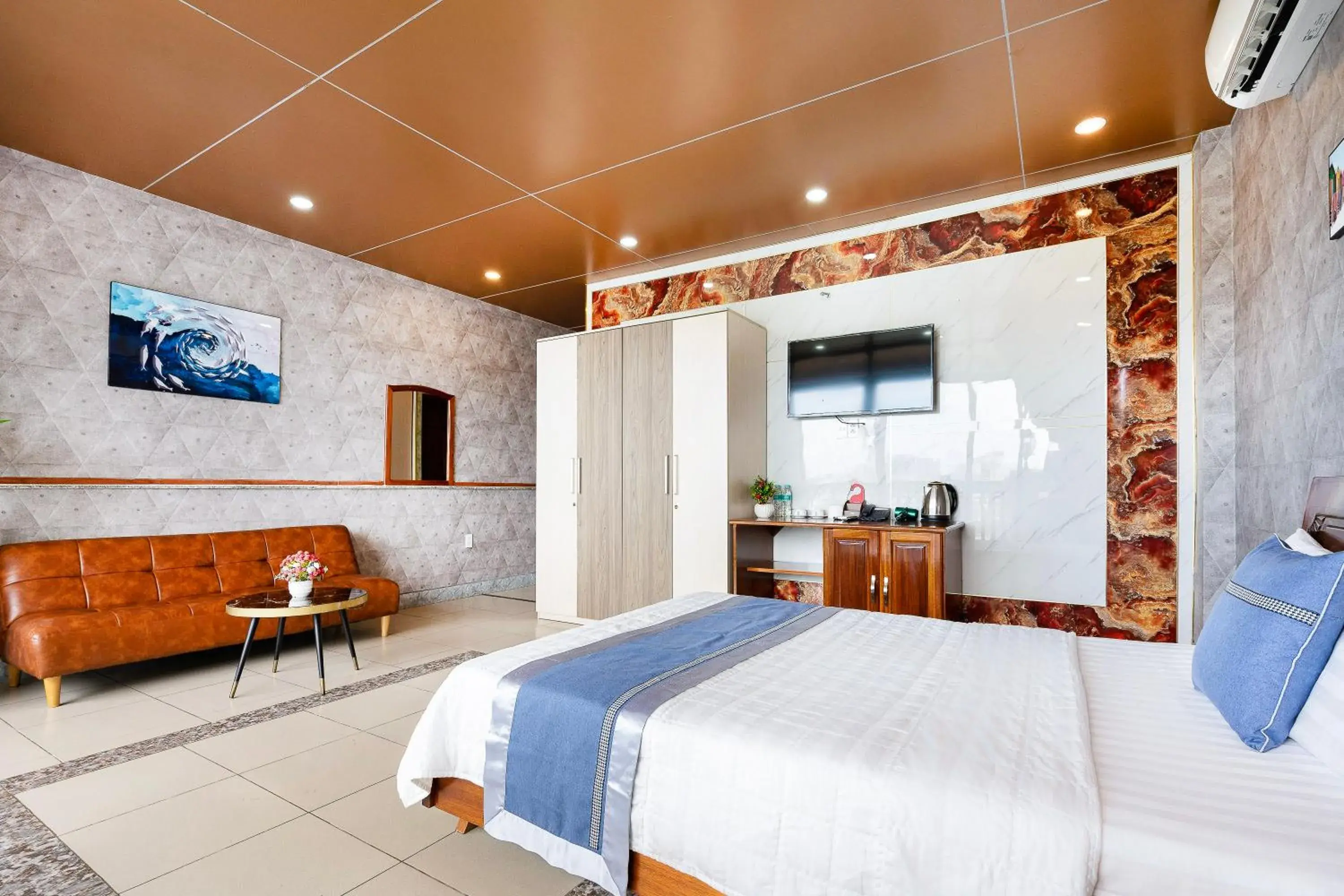 Bed in CAMY Hotel Vung Tau Bed in CAMY Hotel Vung Tau