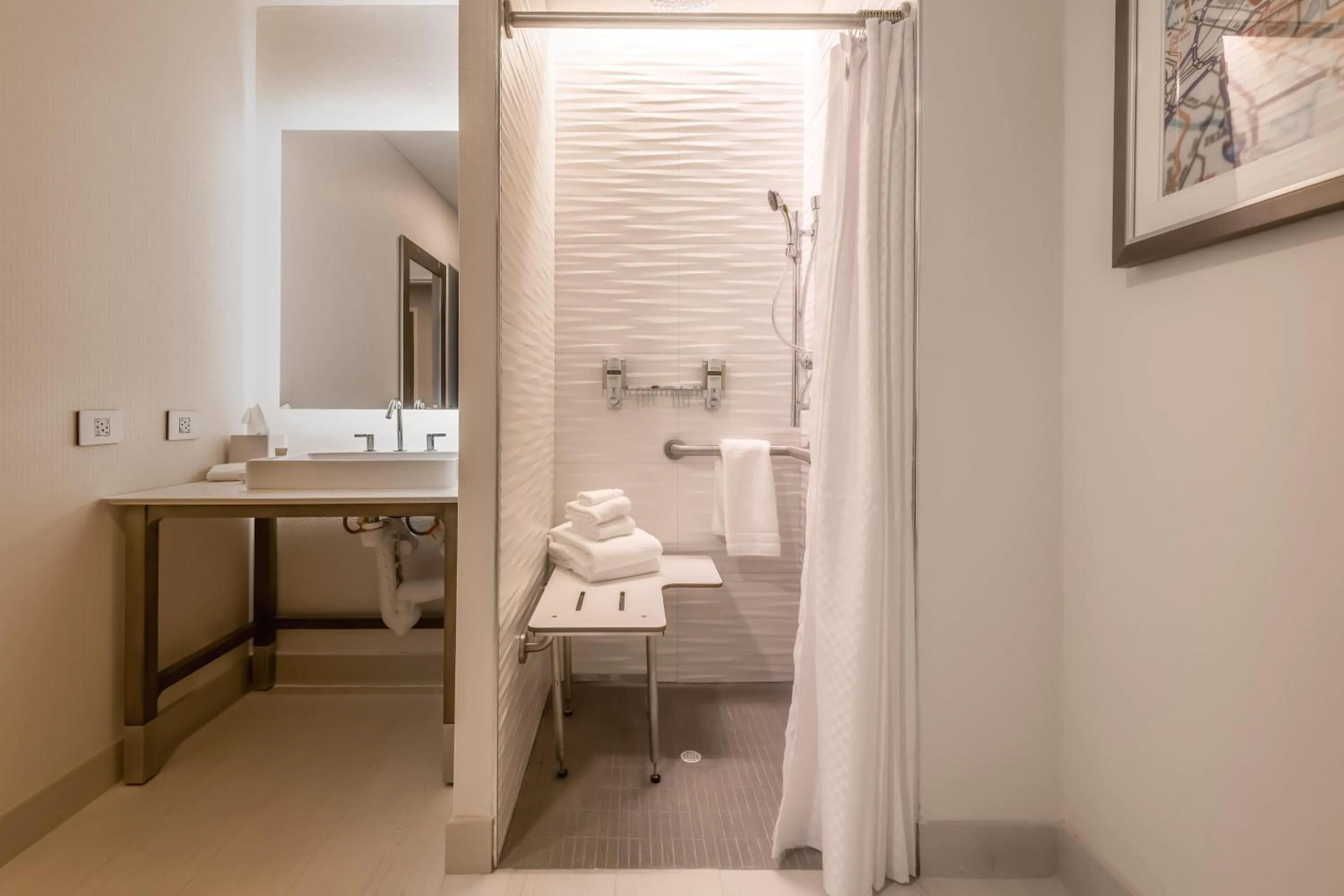 Bathroom in Element Dallas Downtown East