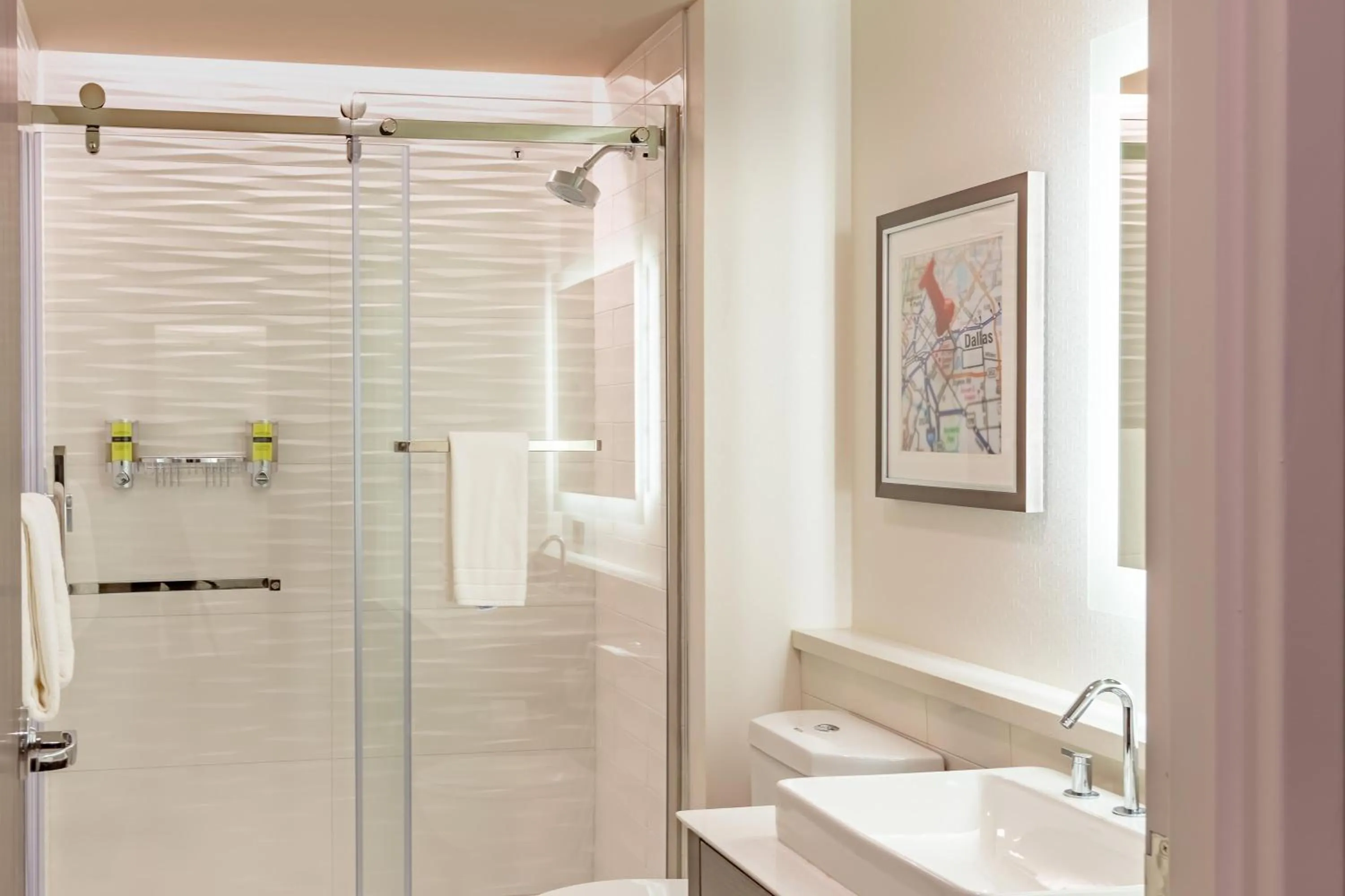 Bathroom in Element Dallas Downtown East