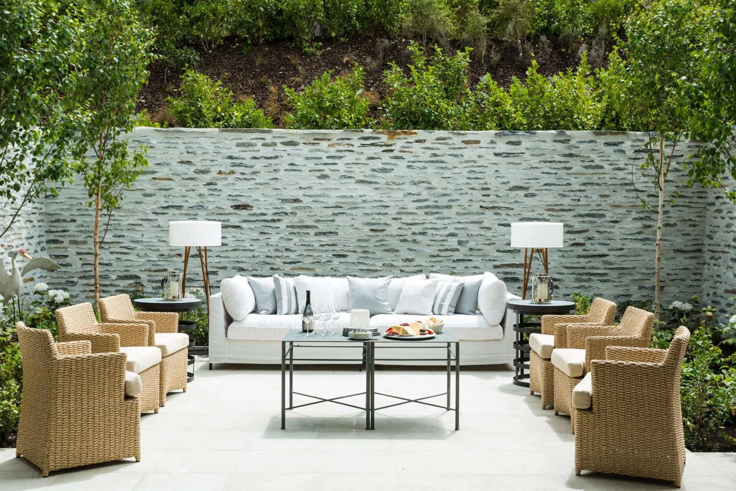 Patio in Rosewood Matakauri