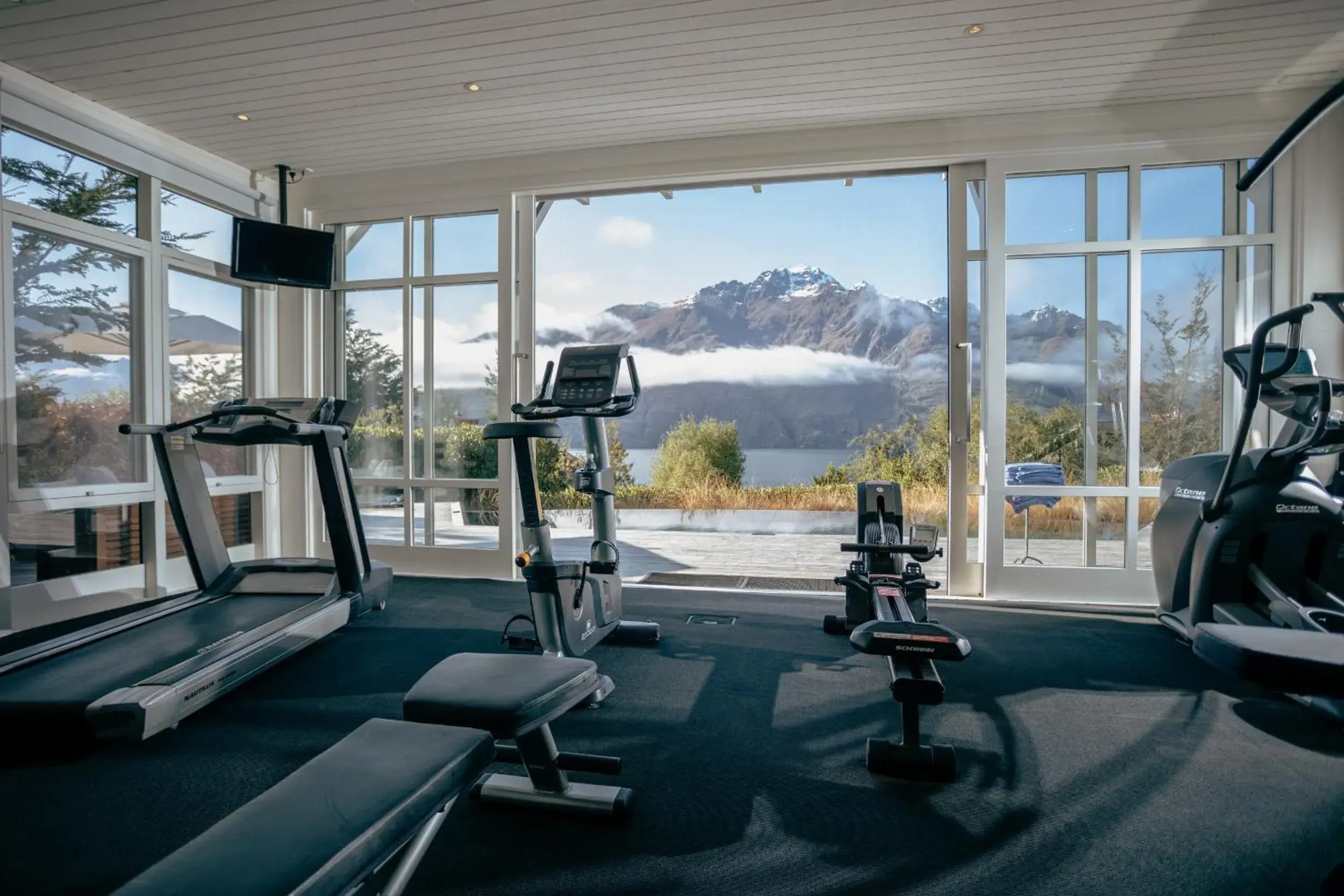 Fitness centre/facilities in Rosewood Matakauri Fitness centre/facilities in Rosewood Matakauri