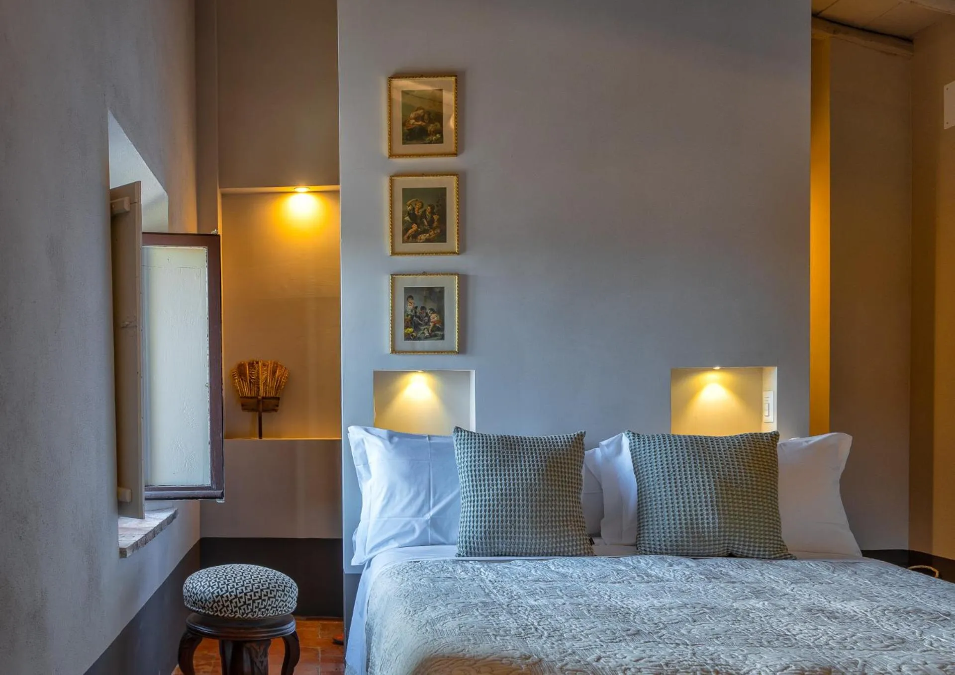 Bed in Ca' Bianca Tuscany Relais