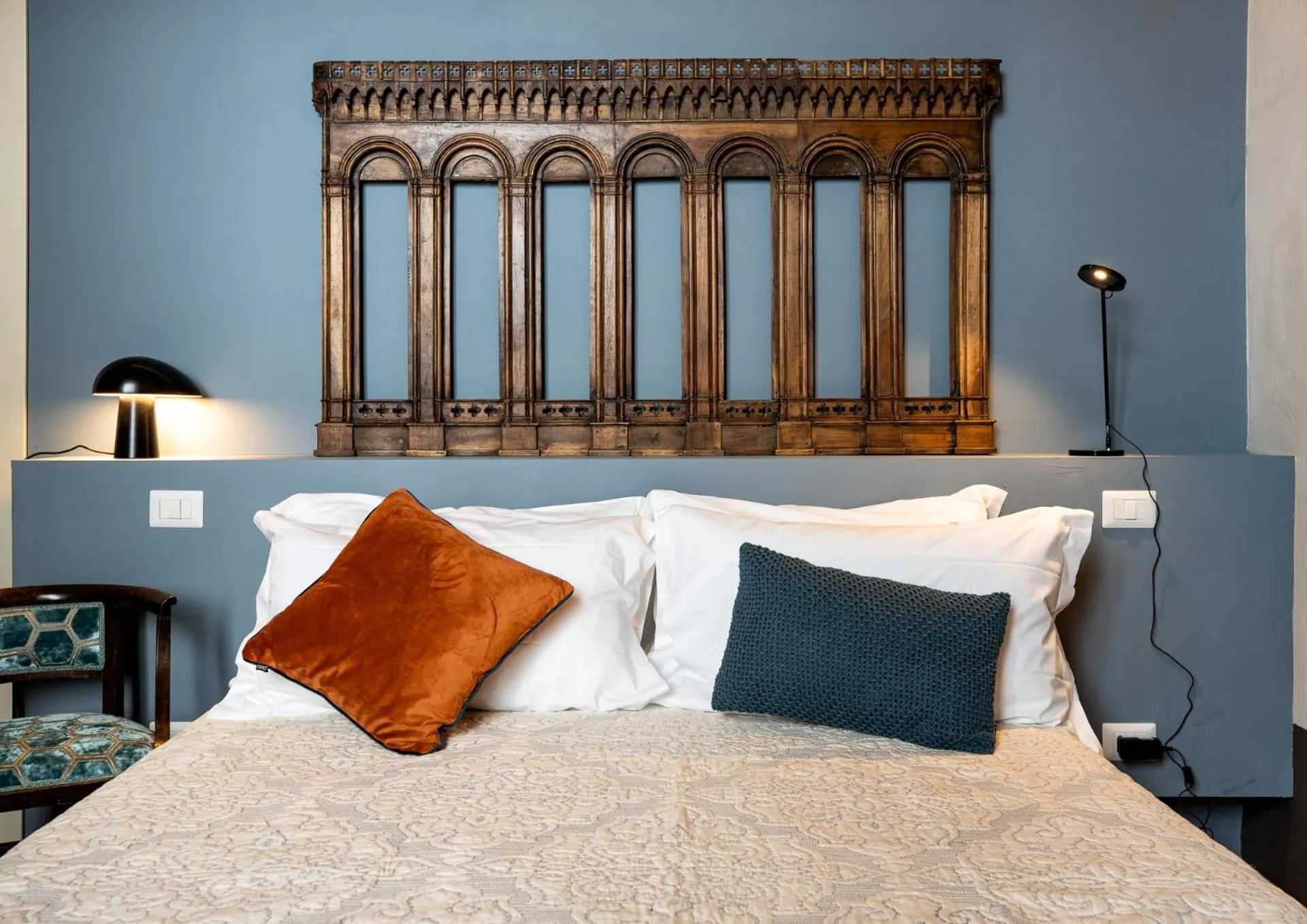 Bed in Ca' Bianca Tuscany Relais