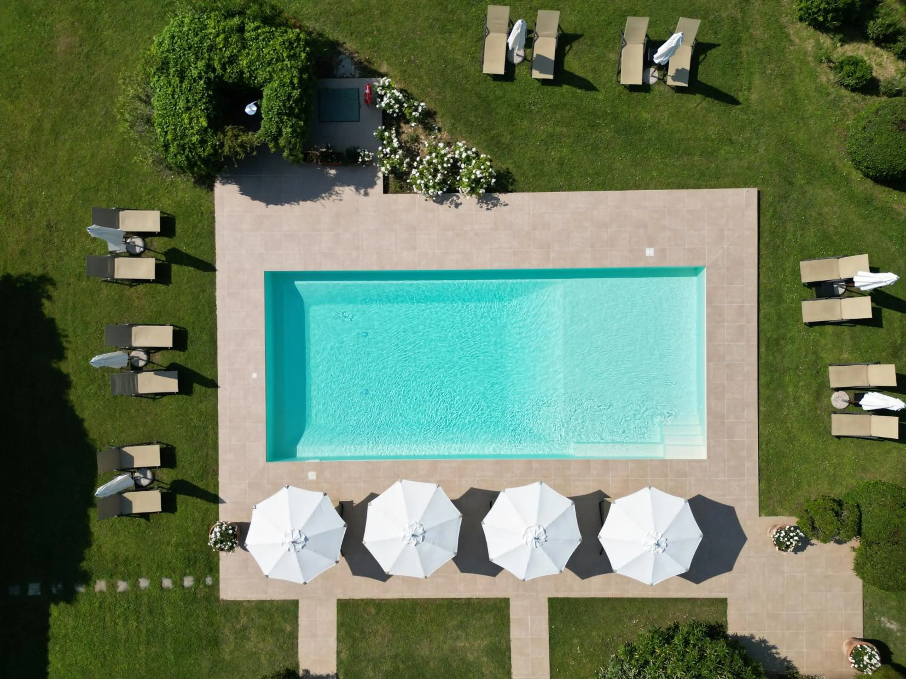 Swimming pool in Ca' Bianca Tuscany Relais
