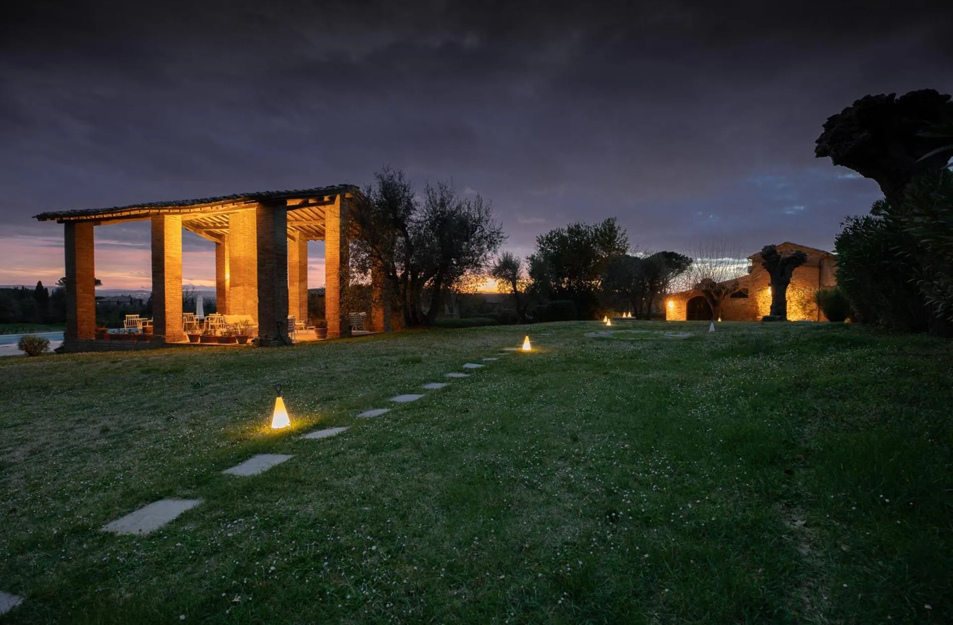 Garden in Ca' Bianca Tuscany Relais