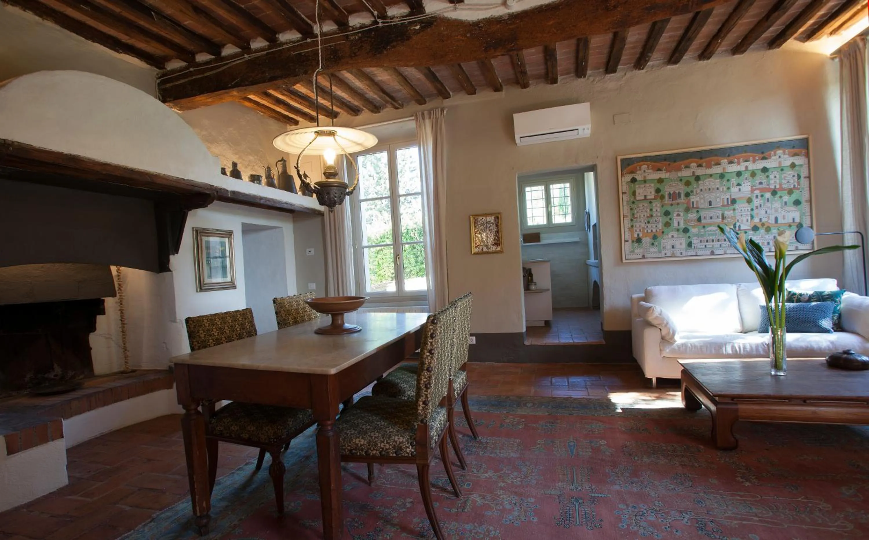 Kitchen or kitchenette in Ca' Bianca Tuscany Relais