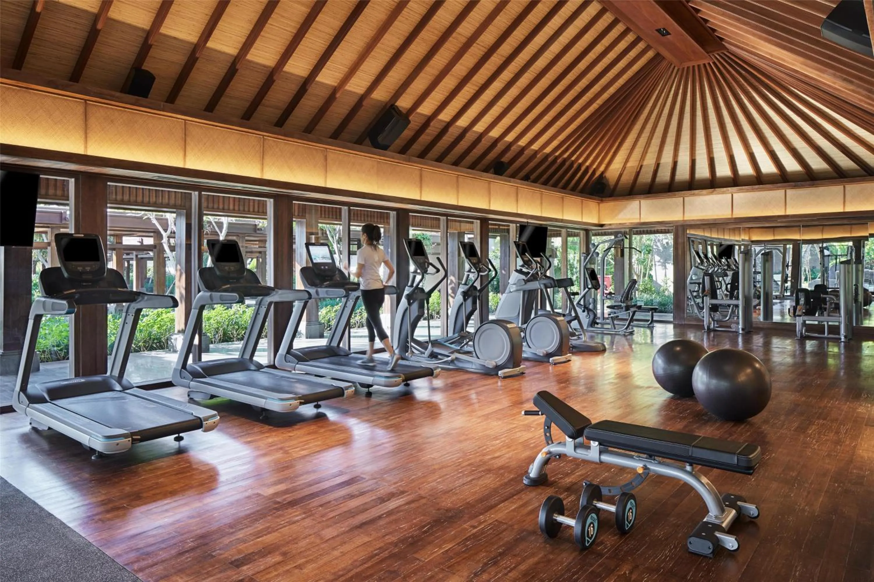 Fitness centre/facilities in Hyatt Regency Bali