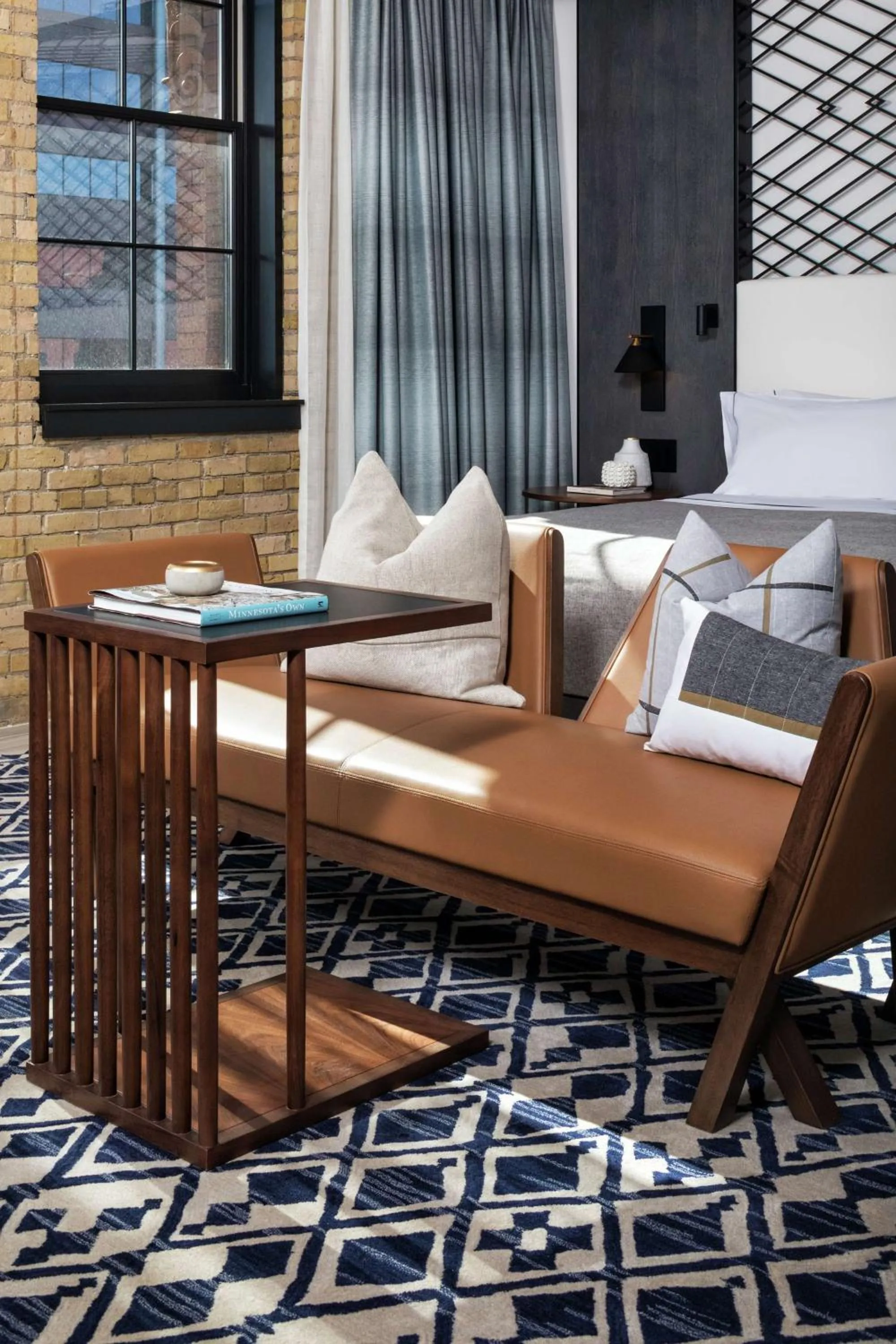 Living room in Canopy by Hilton Minneapolis Mill District