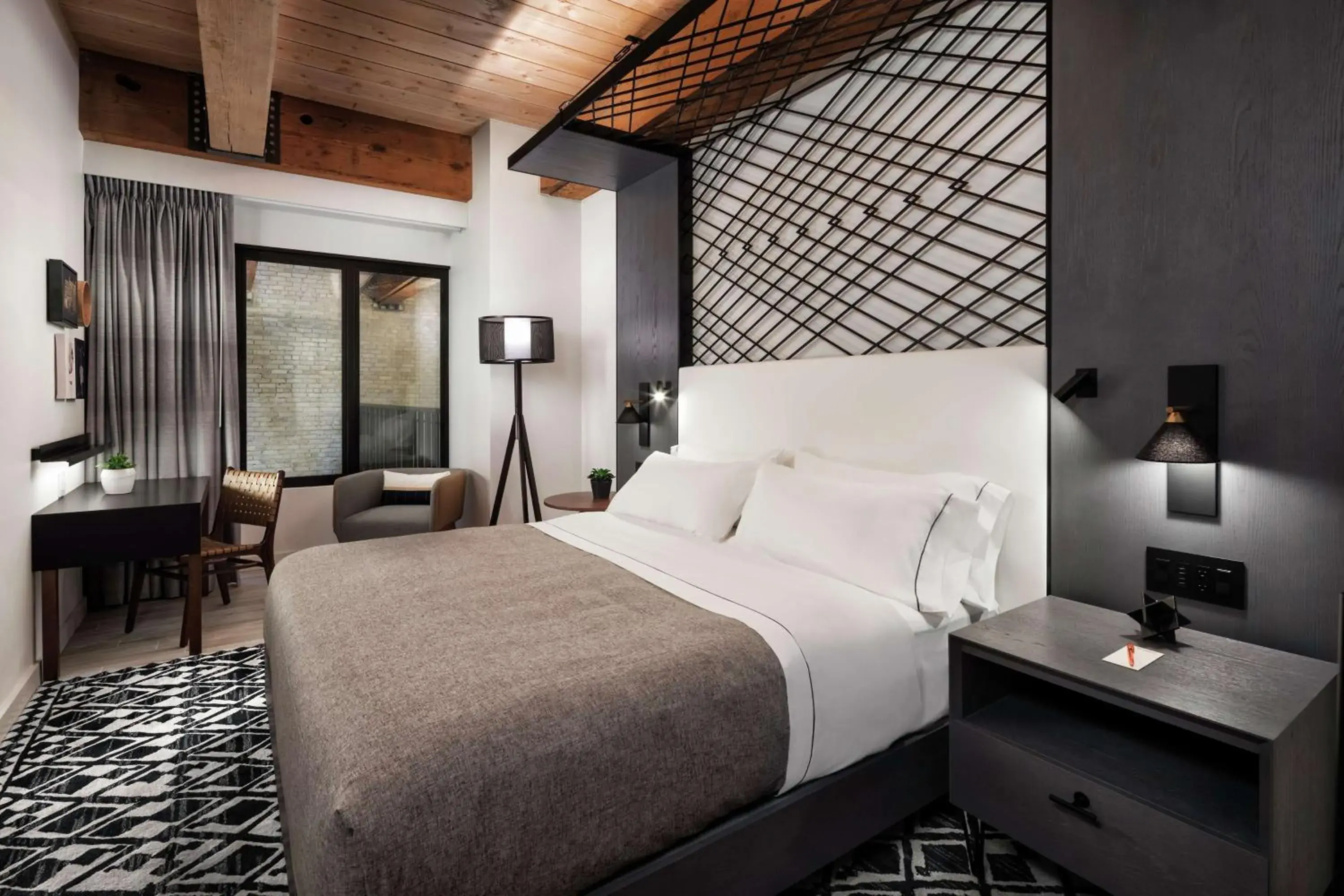 One King Room -Interior Atrium view in Canopy by Hilton Minneapolis Mill District One King Room -Interior Atrium view in Canopy by Hilton Minneapolis Mill District