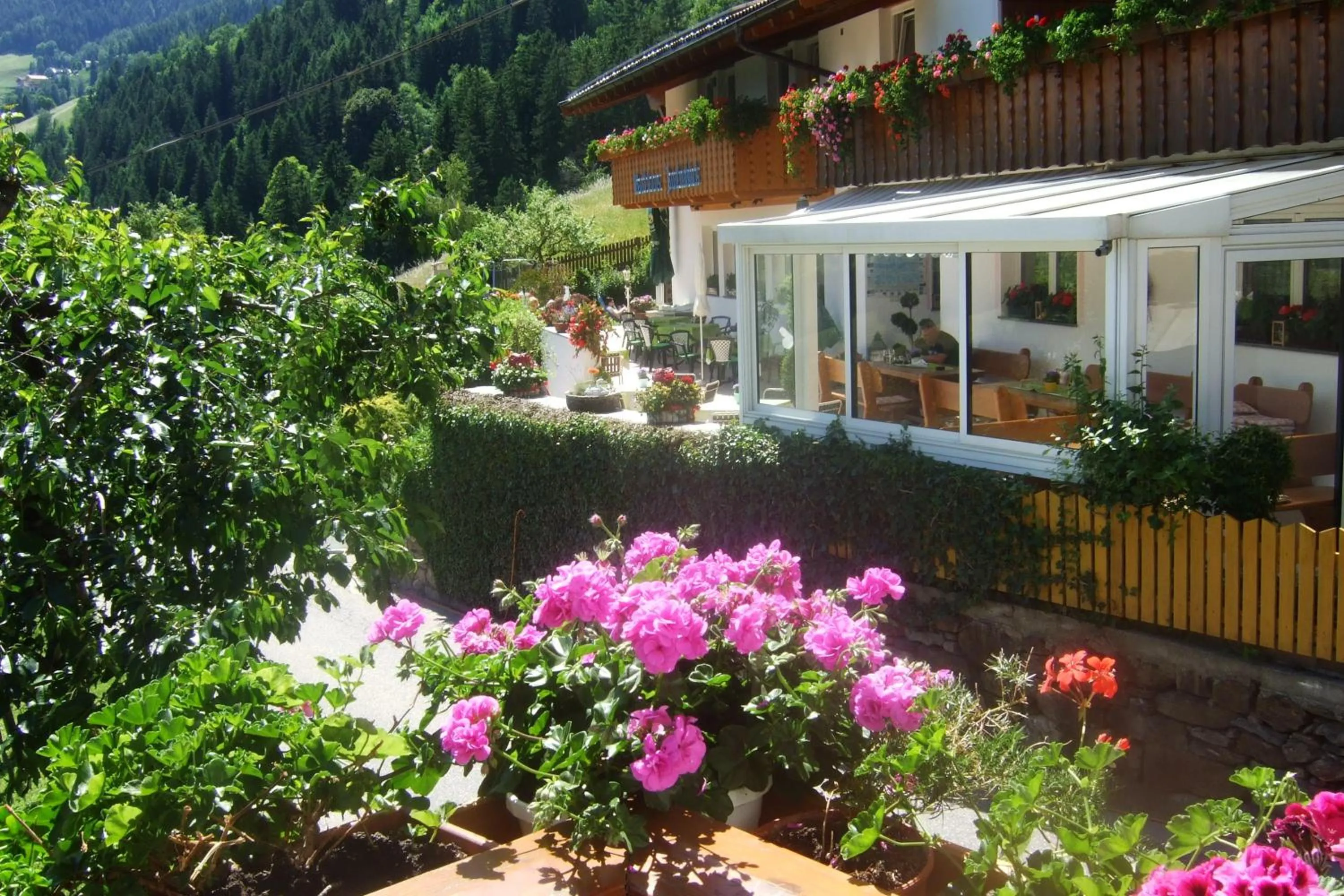 Balcony/Terrace in Gasthaus Jaufenblick