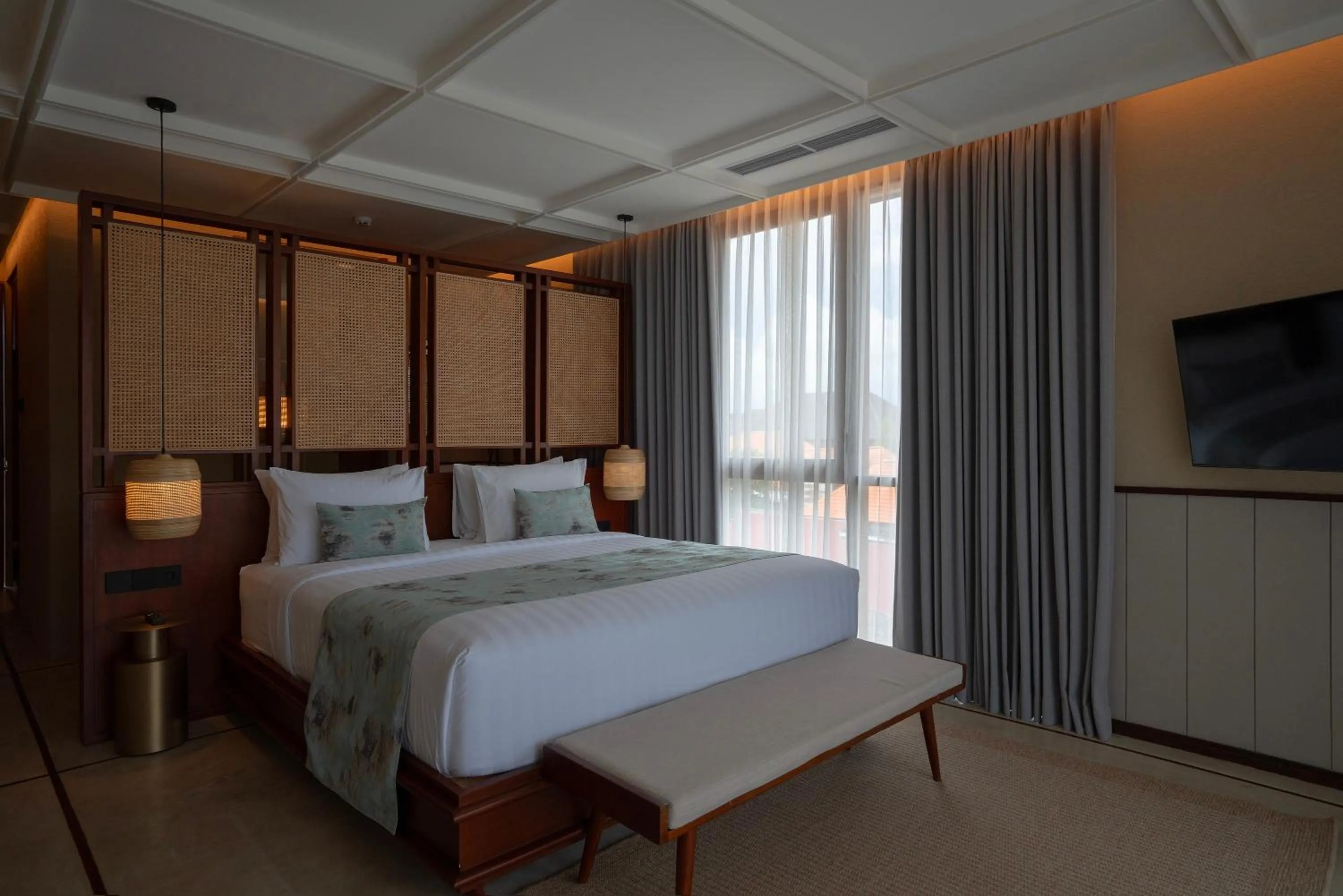 Bedroom, Bed in The Kemilau Hotel & Villa Canggu Bali