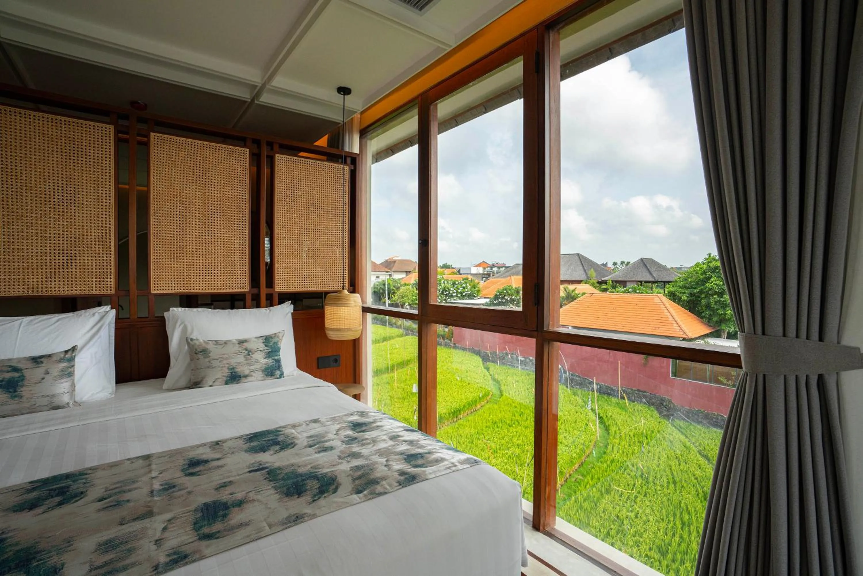 Bed in The Kemilau Hotel & Villa Canggu Bali