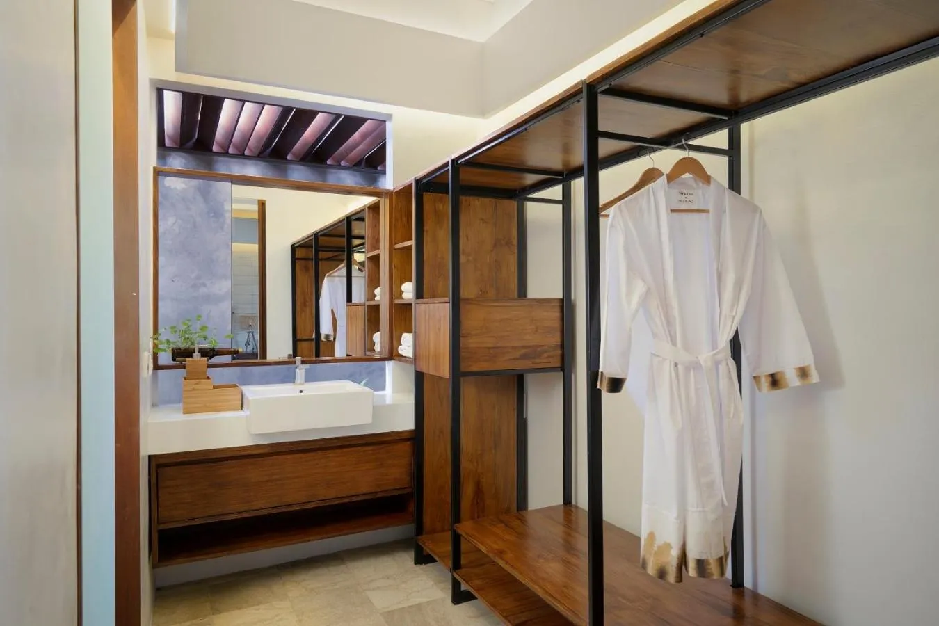 Bathroom, Bed in The Kemilau Hotel & Villa Canggu Bali