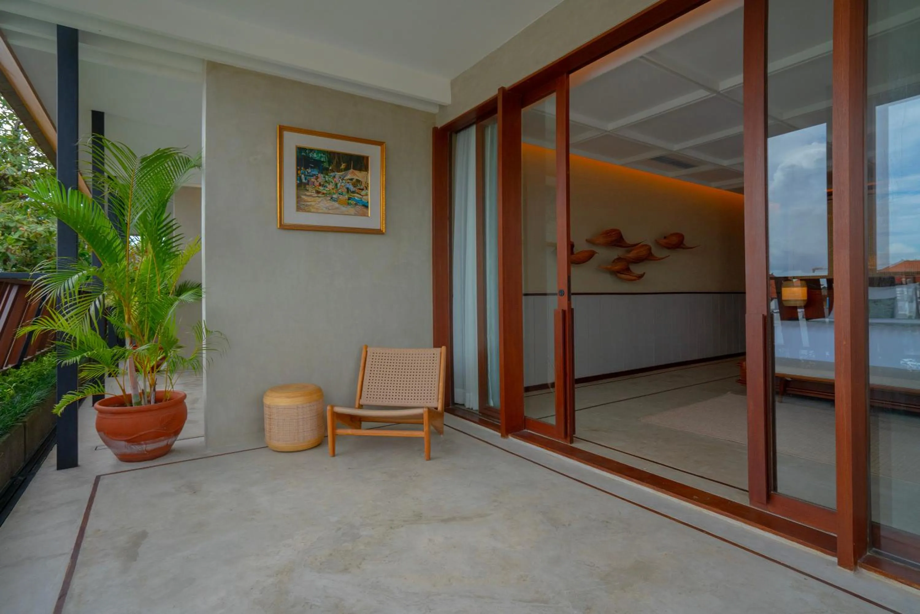 Balcony/Terrace in The Kemilau Hotel & Villa Canggu Bali