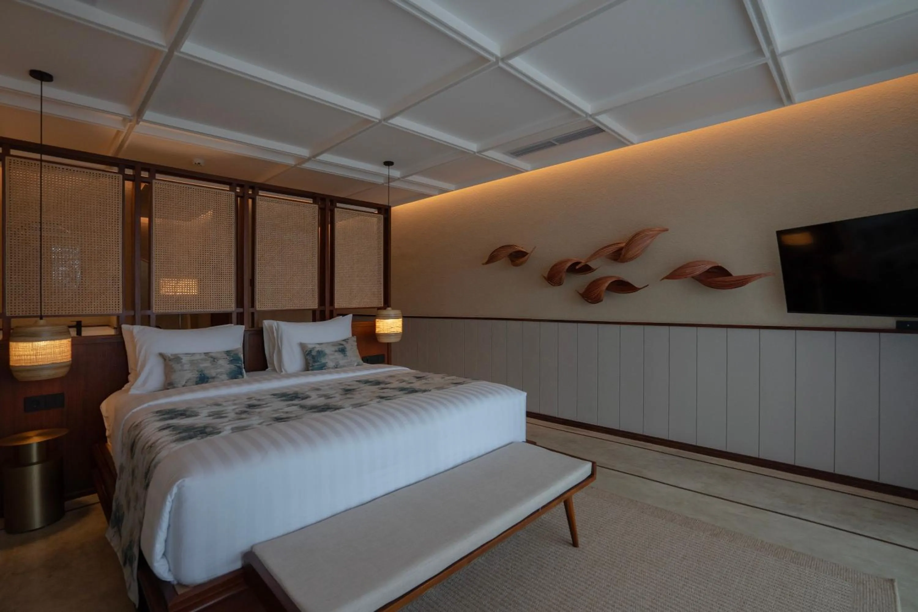 Bedroom, Bed in The Kemilau Hotel & Villa Canggu Bali