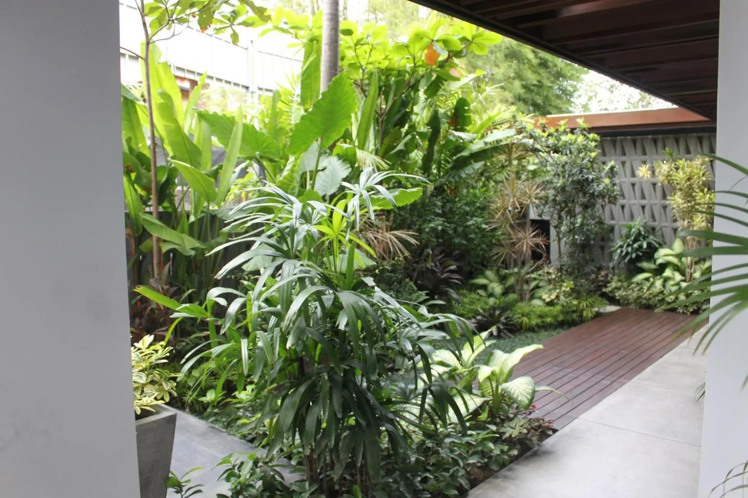 Garden view in The Kemilau Hotel & Villa Canggu Bali