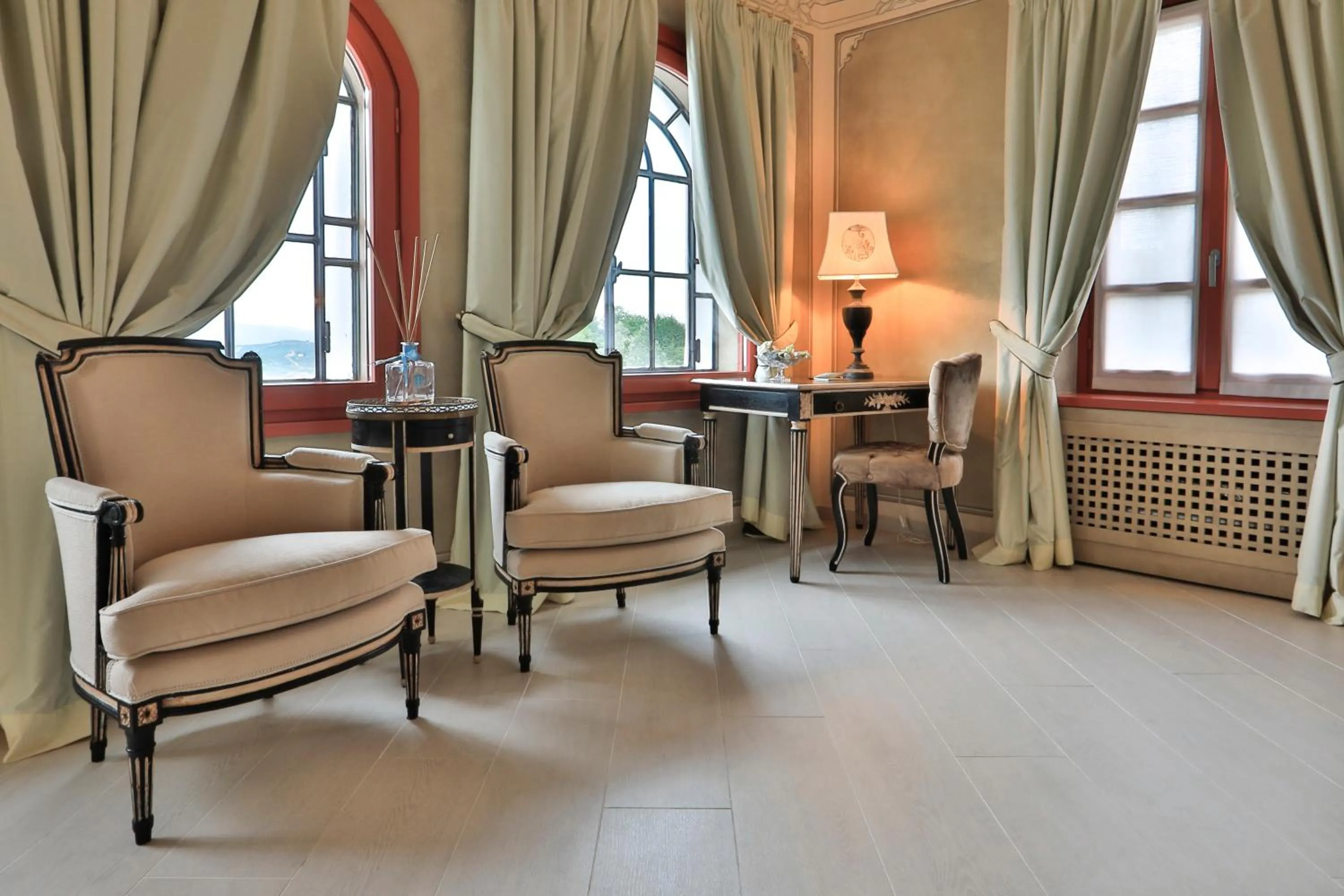 Seating area in Relais Villa Prato