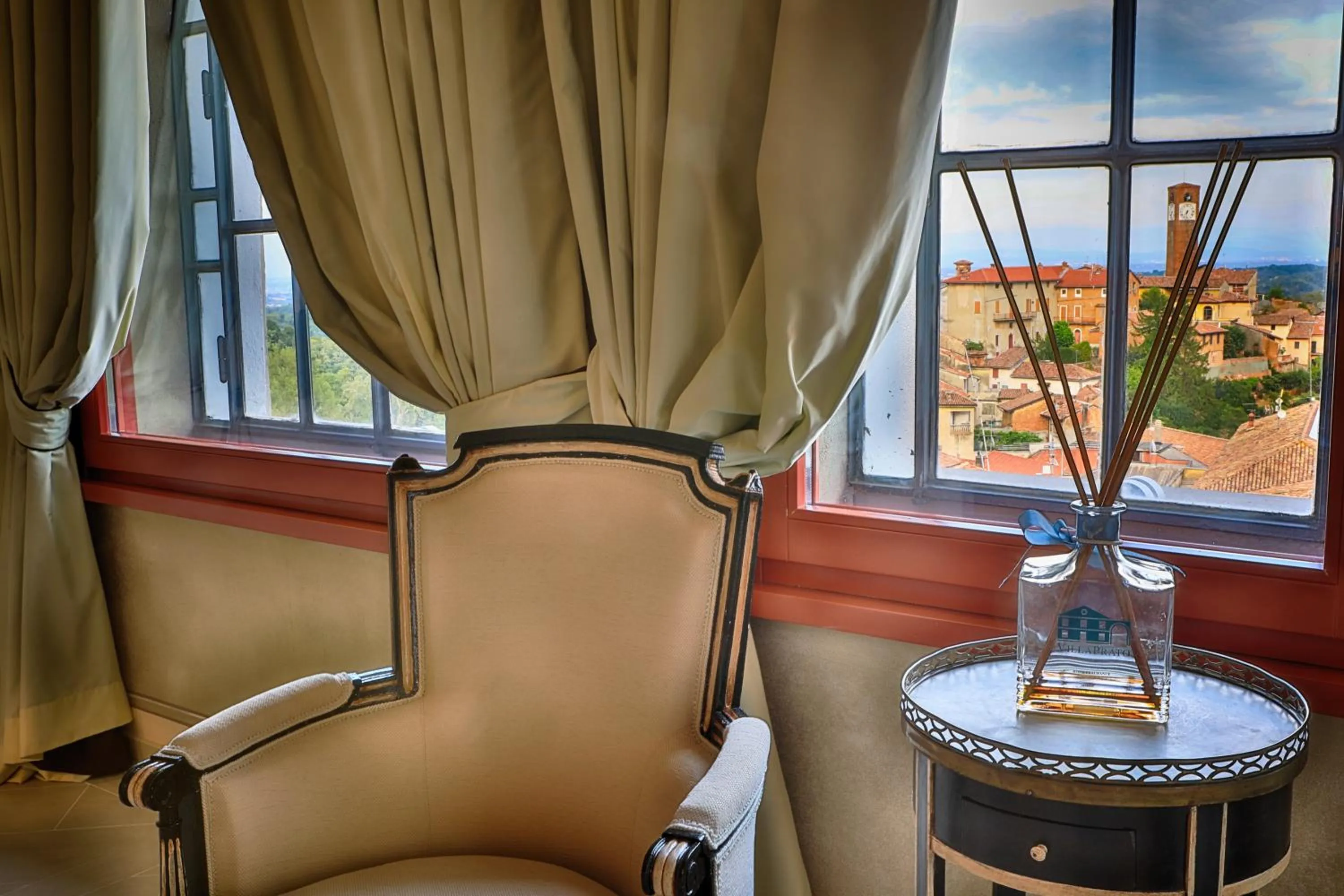 Seating area in Relais Villa Prato