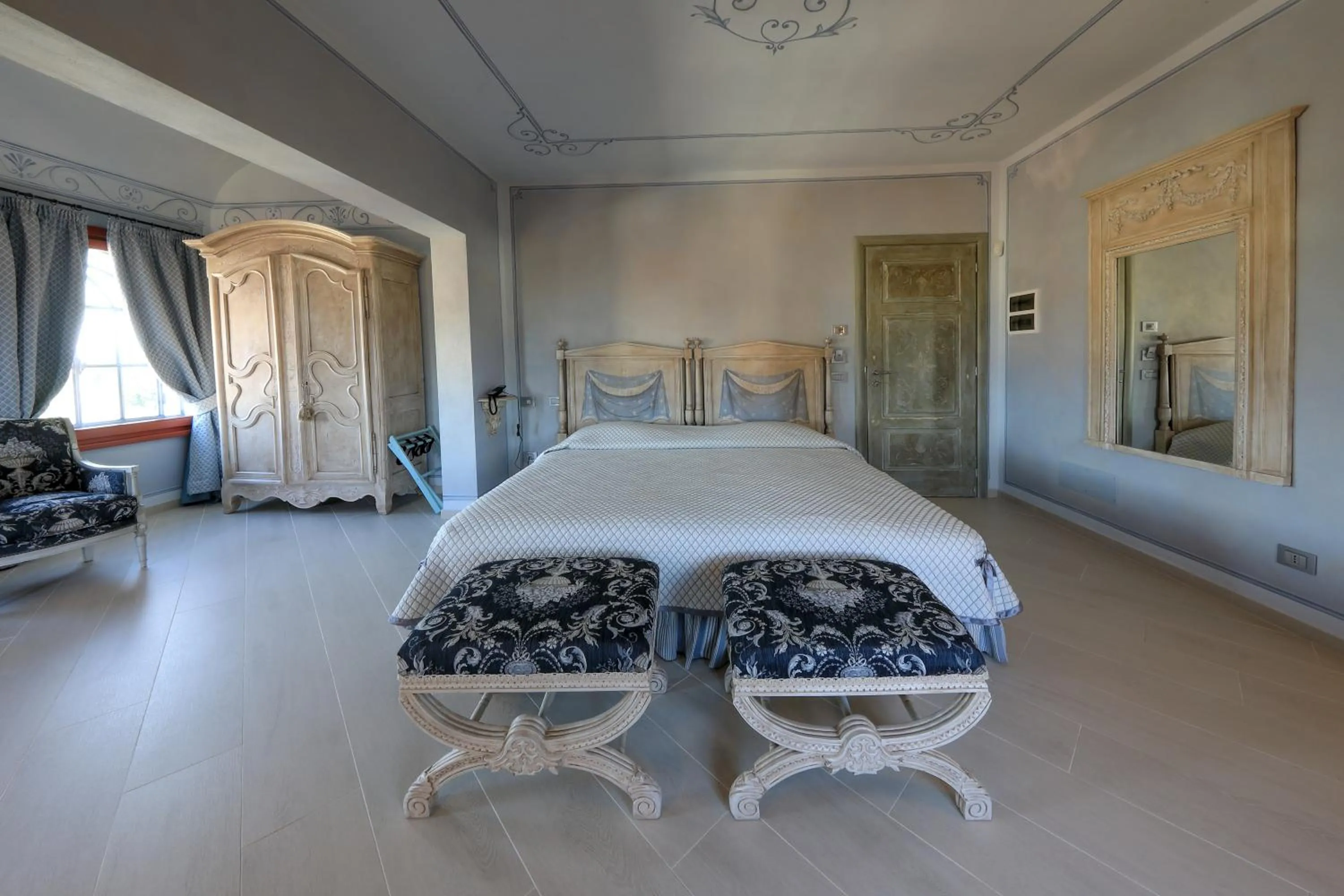 Bed in Relais Villa Prato