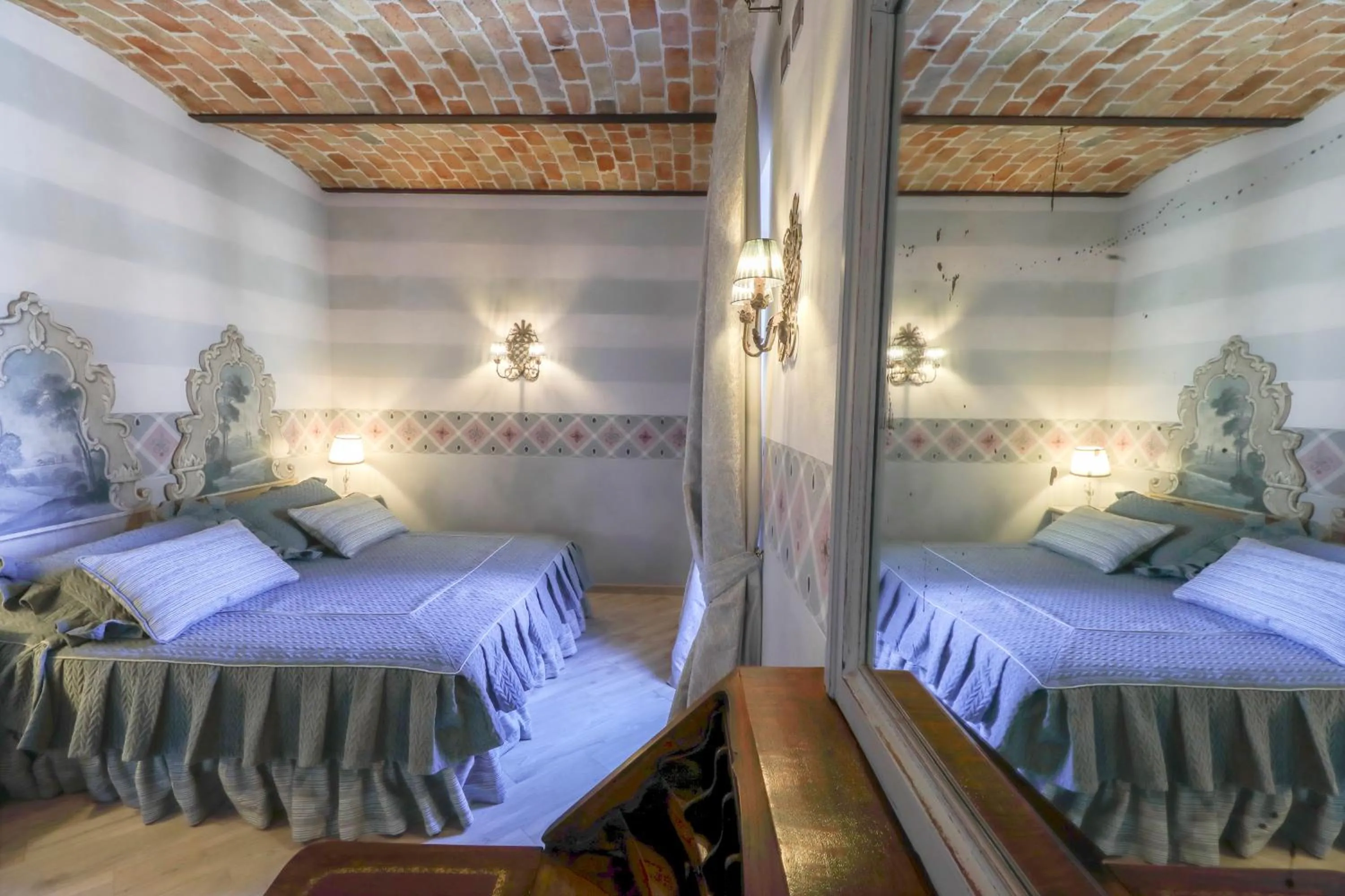 Bed in Relais Villa Prato