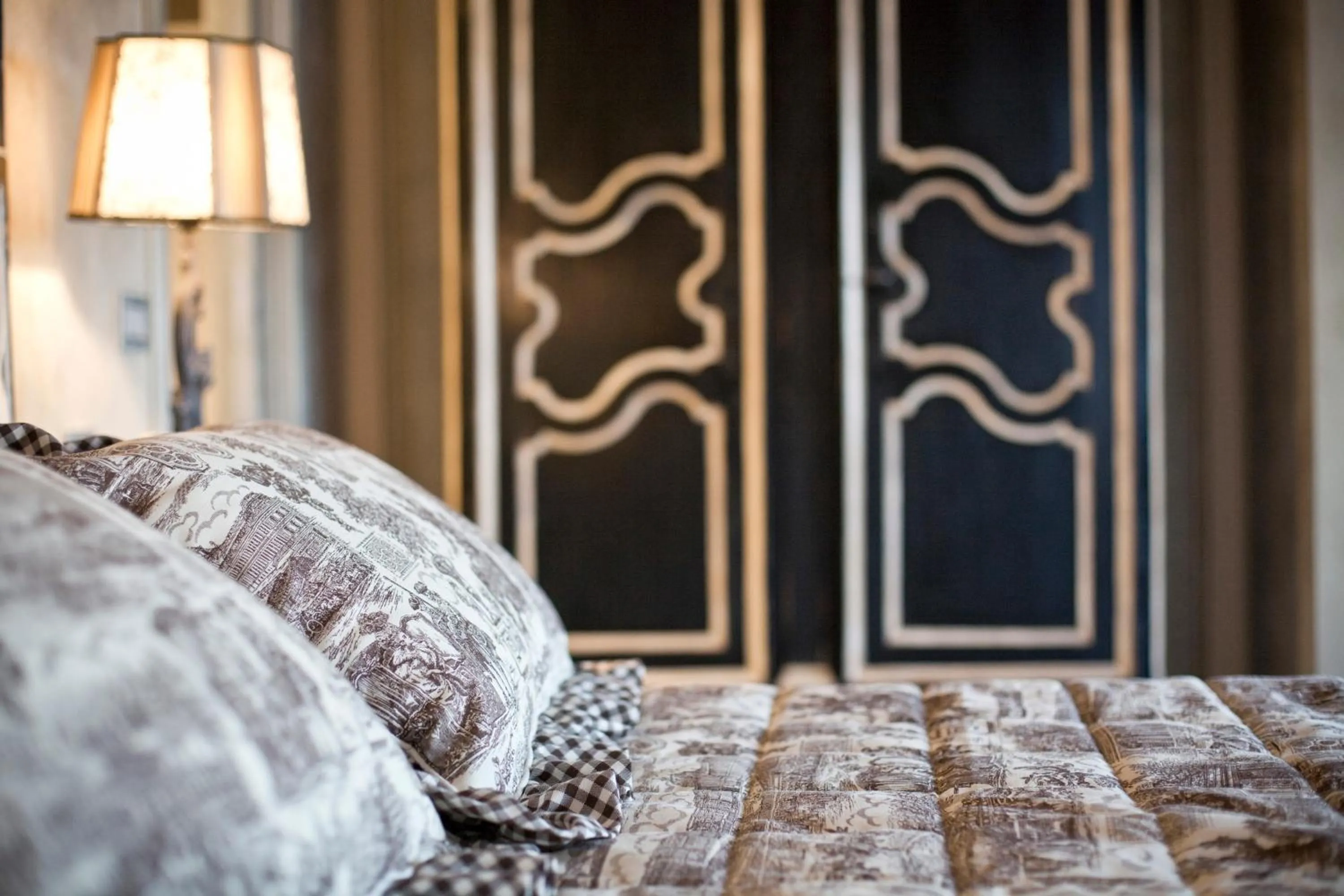 Decorative detail, Bed in Relais Villa Prato