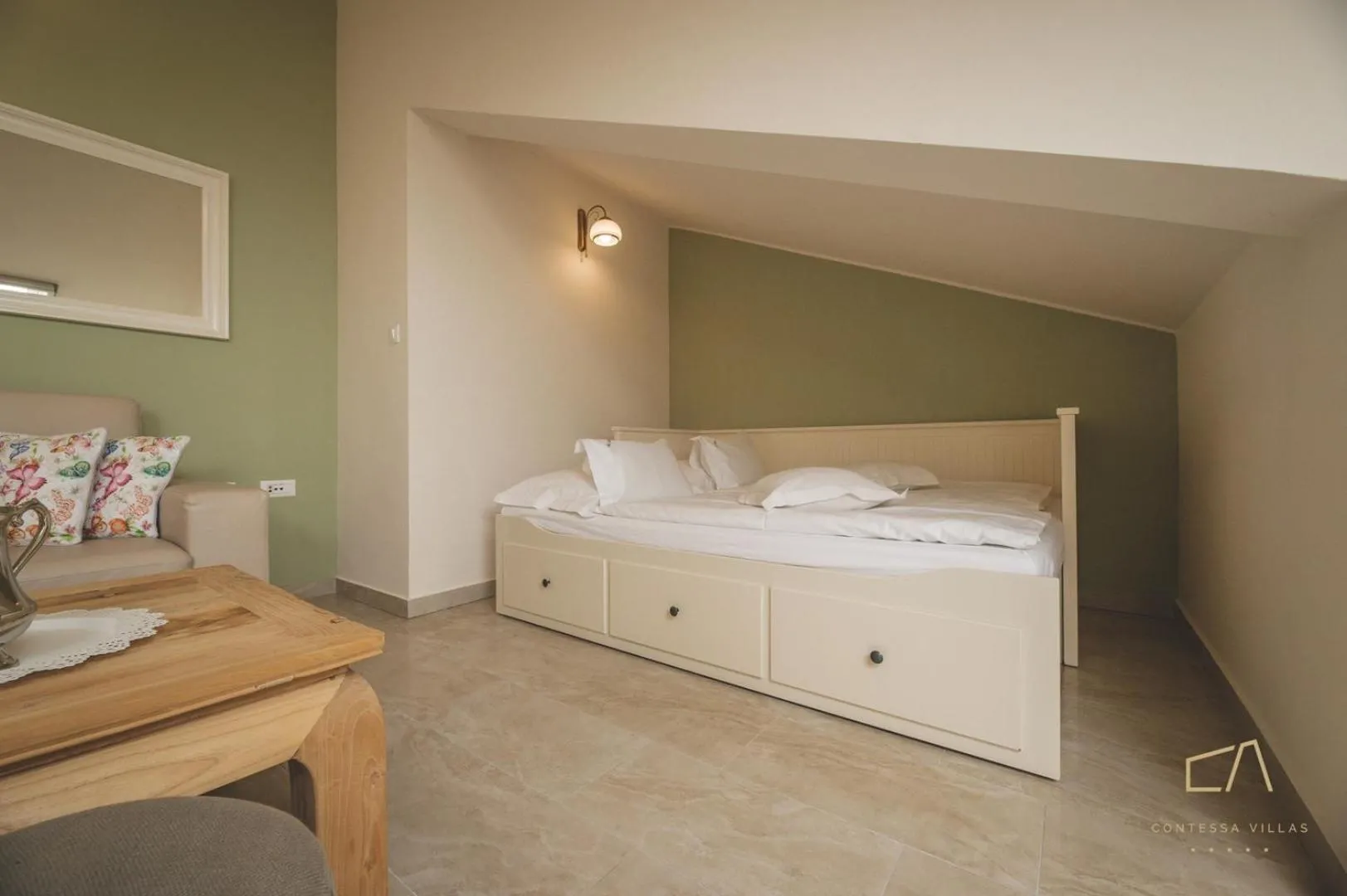 Bed in Luxury Apartments Villa Luce