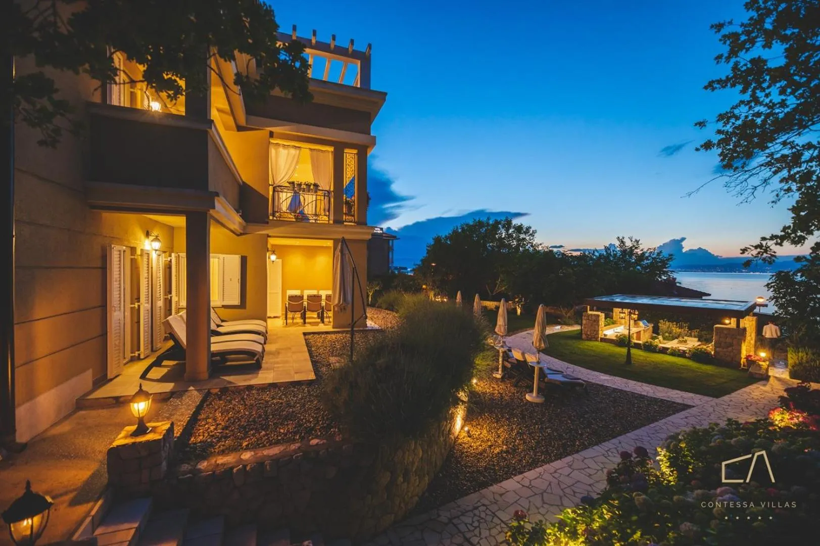 Property building in Luxury Apartments Villa Luce