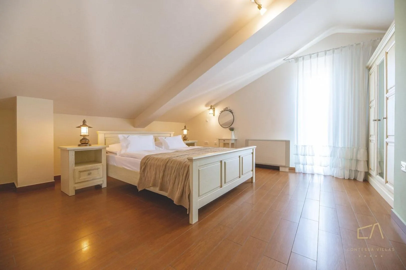 Bed in Luxury Apartments Villa Luce