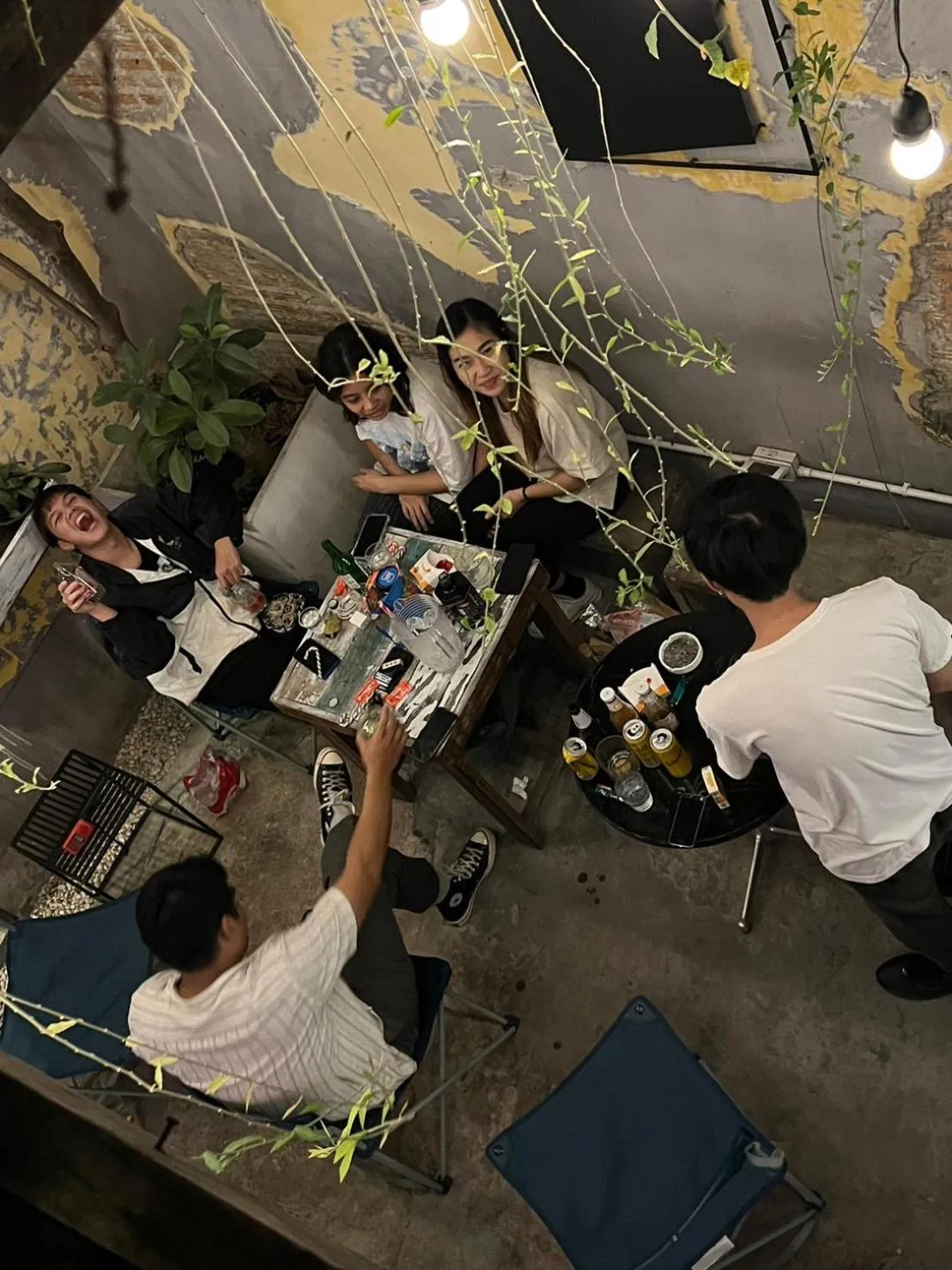 group of guests in Hobnob Hostel