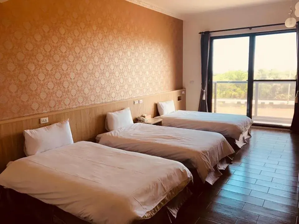 Bed in Taroko Inn Bed in Taroko Inn