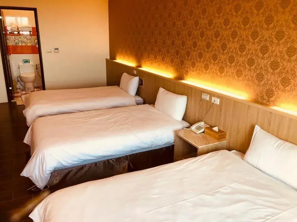 Bed in Taroko Inn Bed in Taroko Inn