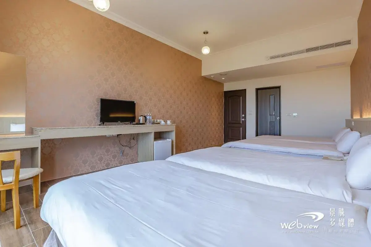 Bed in Taroko Inn Bed in Taroko Inn