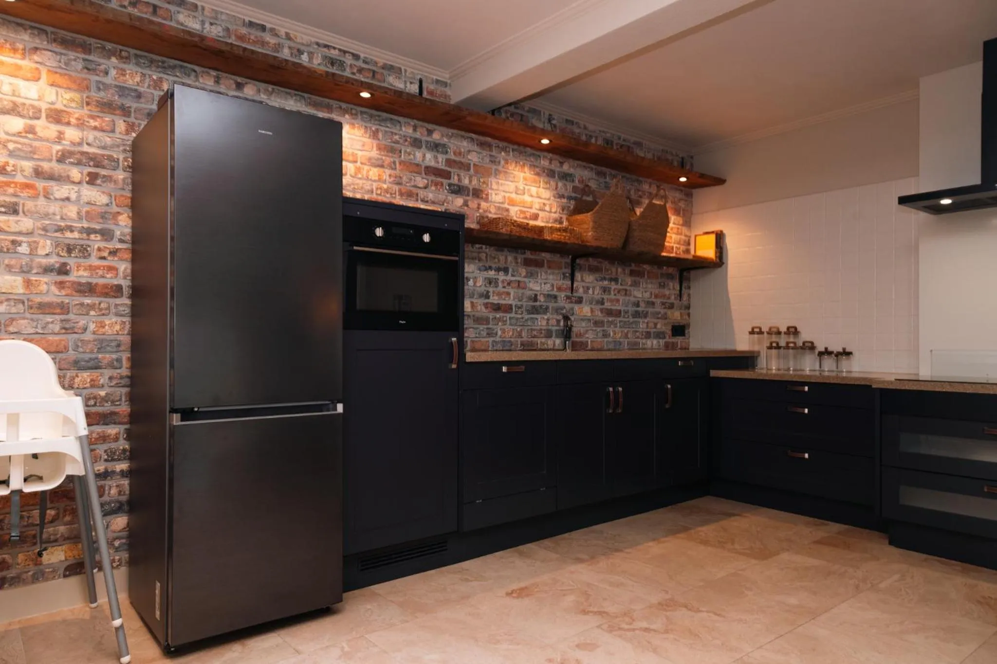 Kitchen or kitchenette in Boutique Hotel Elburg met Tapperij