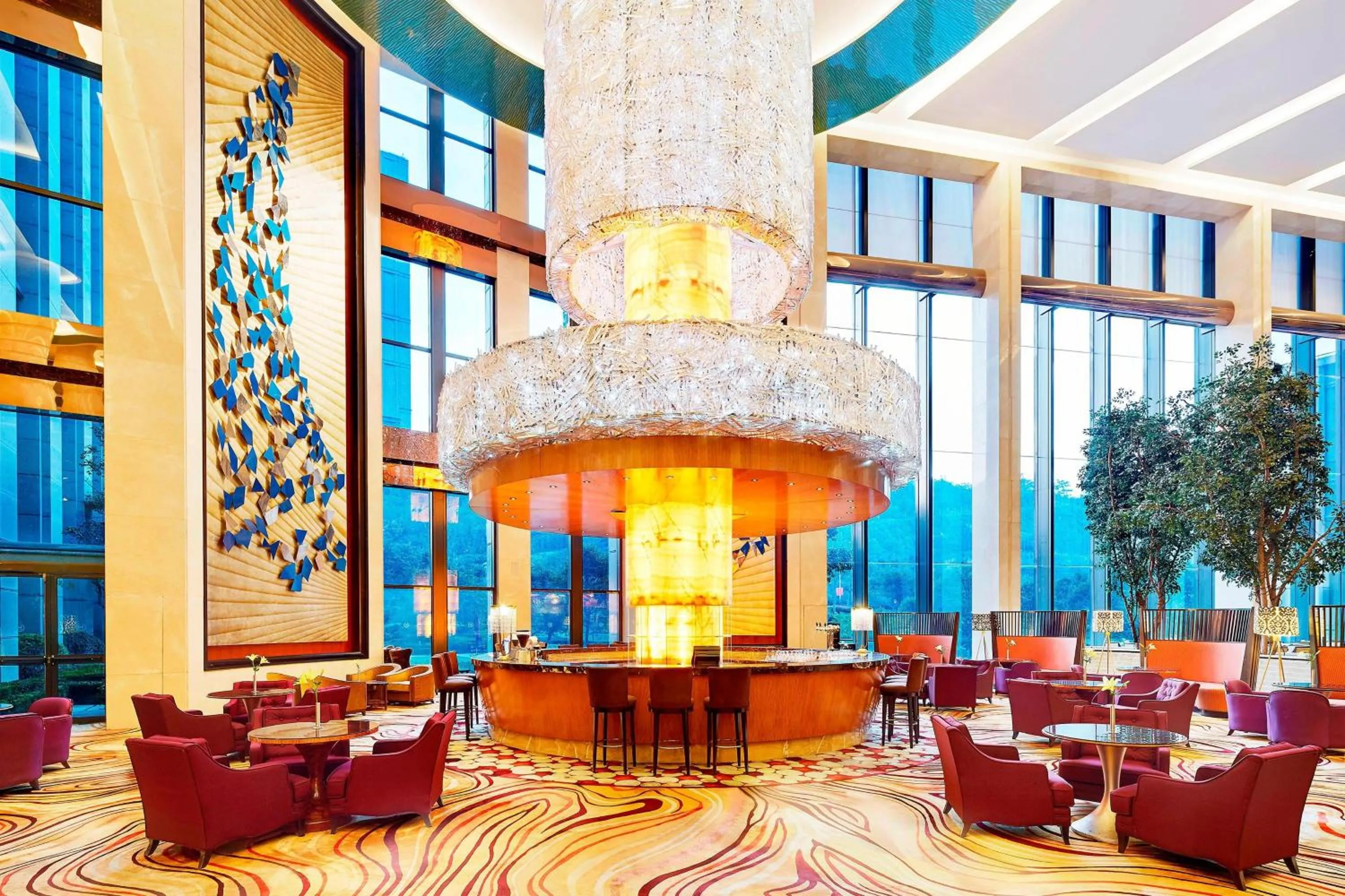 Lobby or reception in Sheraton Jinan Hotel