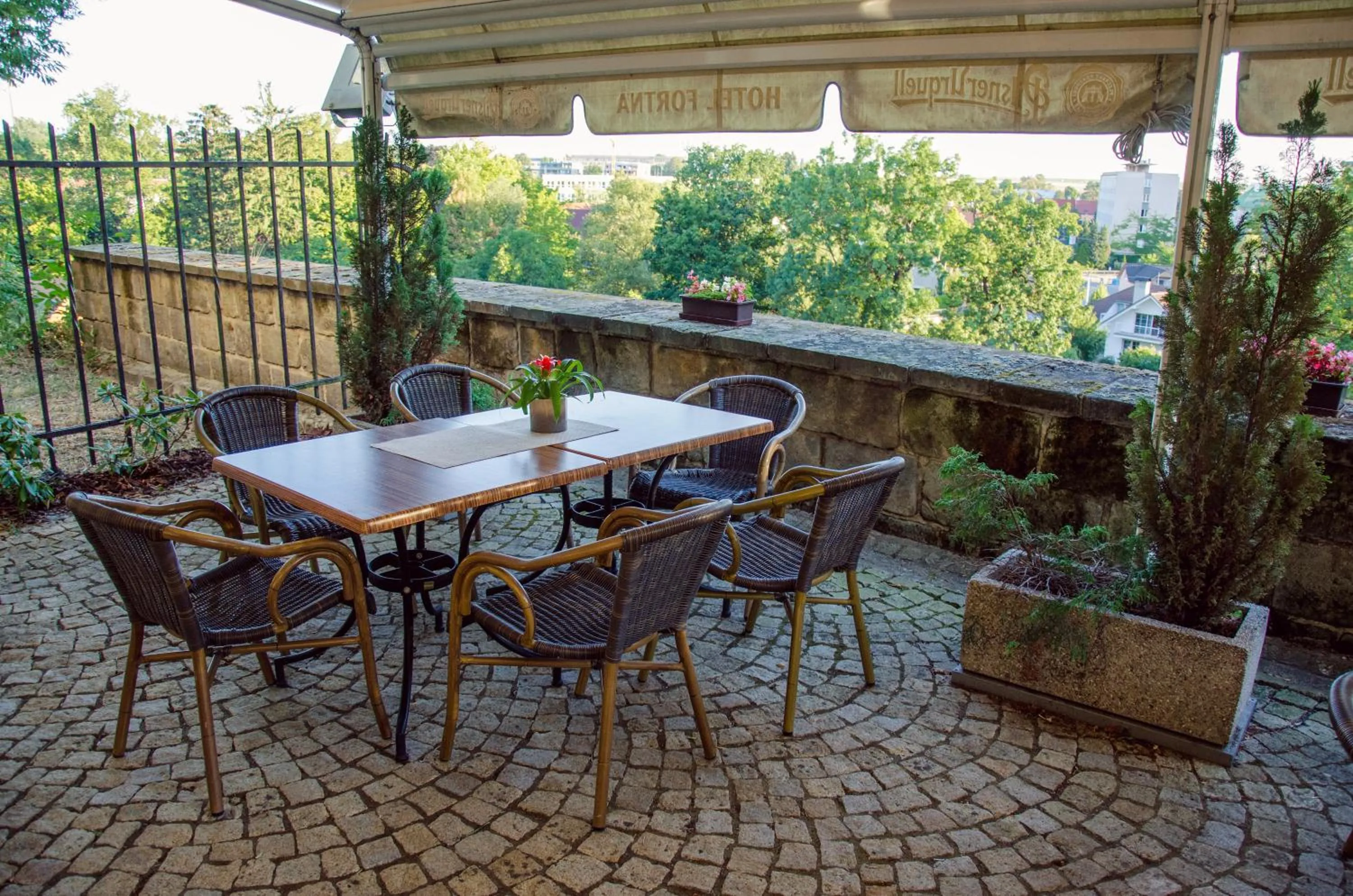 Restaurant/places to eat in Hotel Fortna