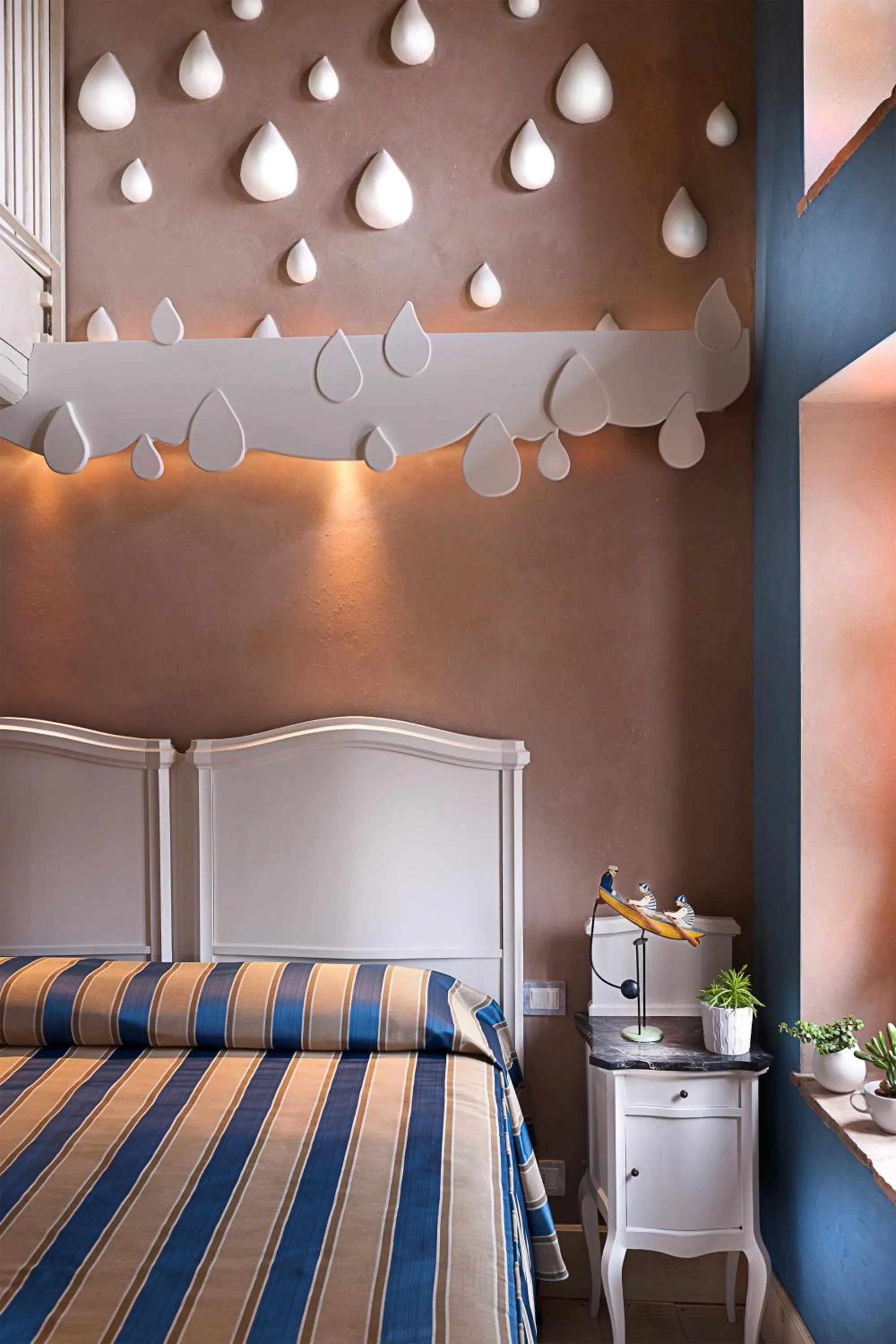 Decorative detail, Bed in Boutique Hotel Villa dei Campi