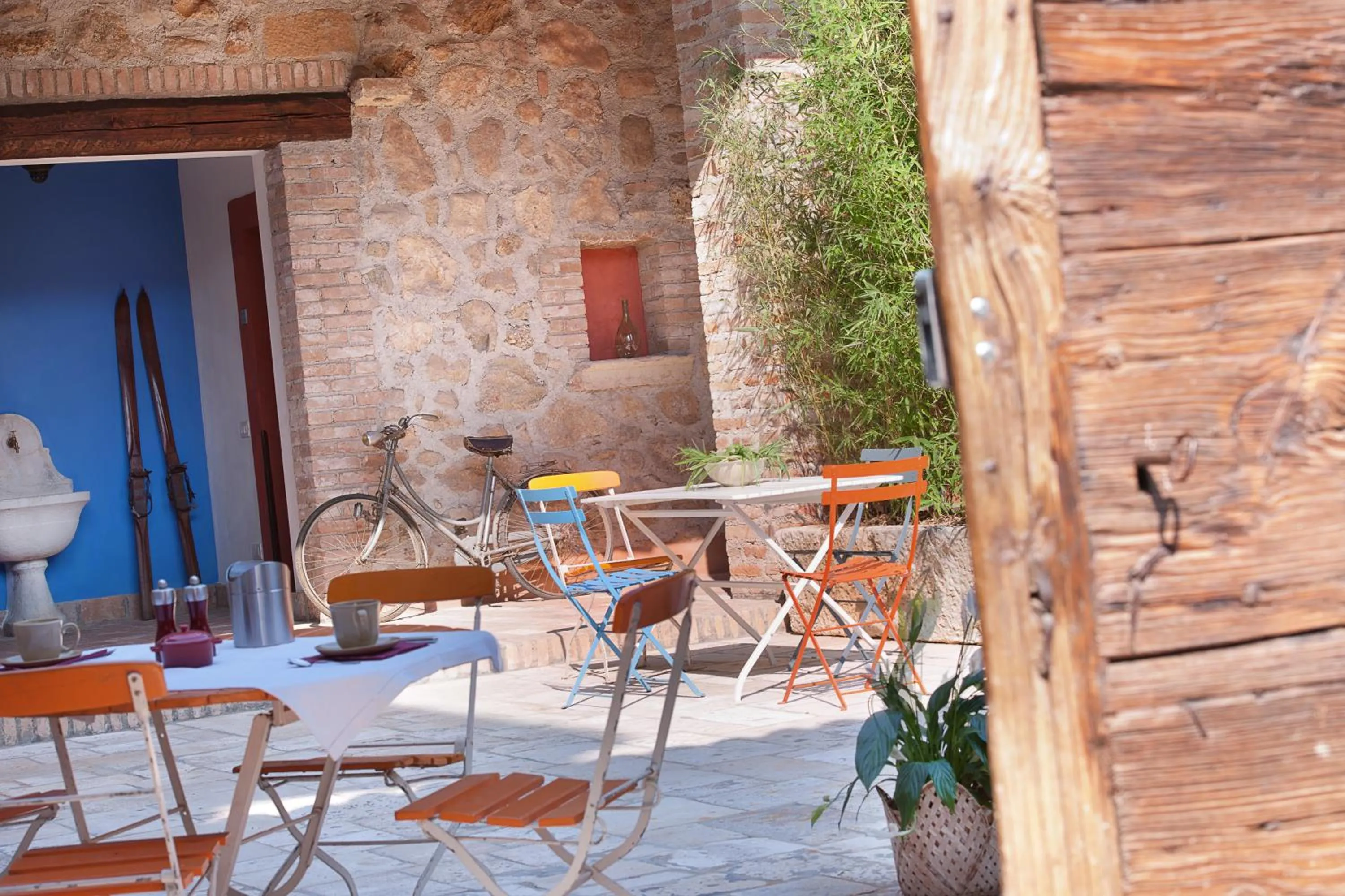 Decorative detail in Boutique Hotel Villa dei Campi