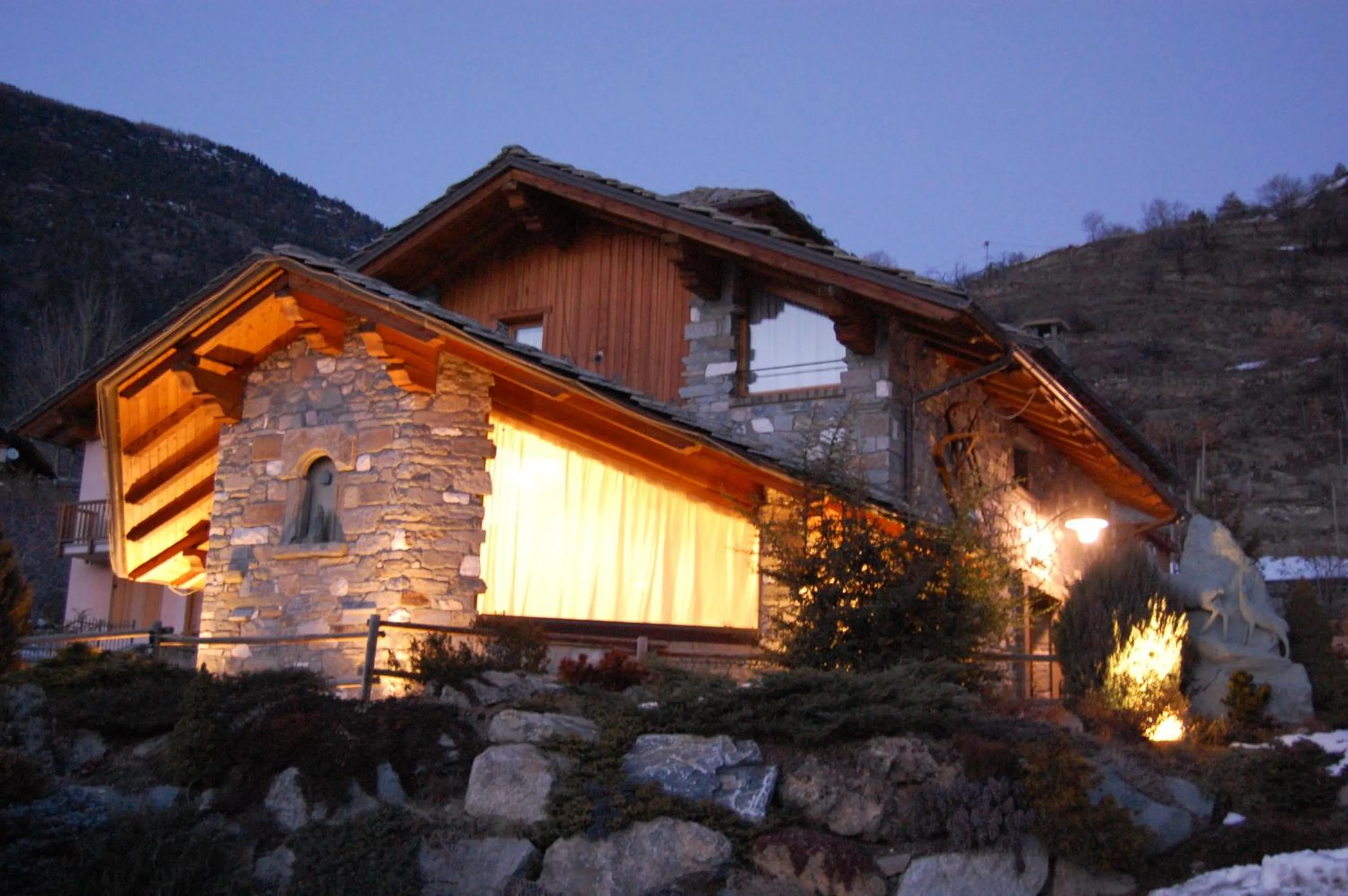 Property building in Hotel Lo Fleyé