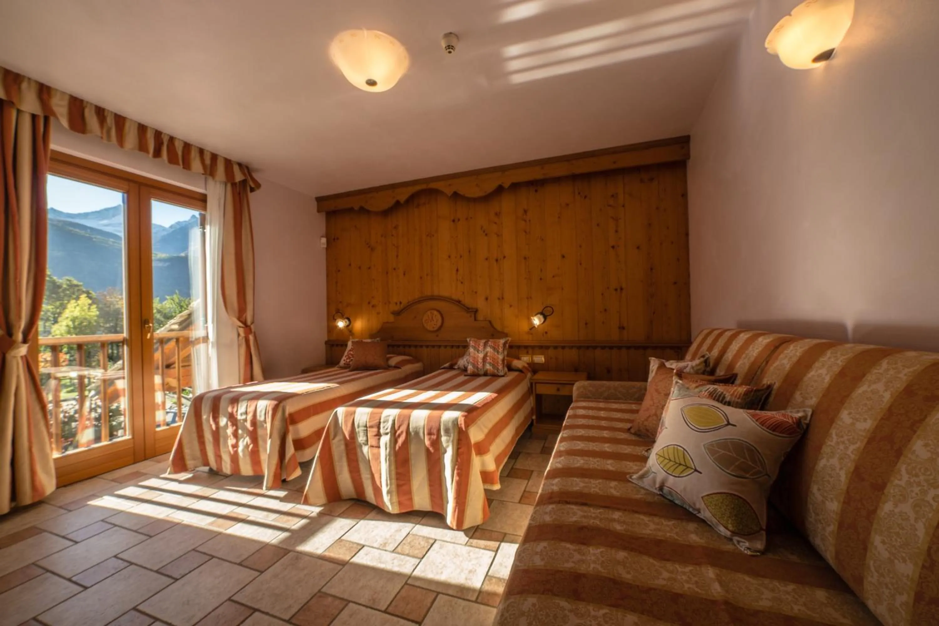 Bed in Hotel Lo Fleyé