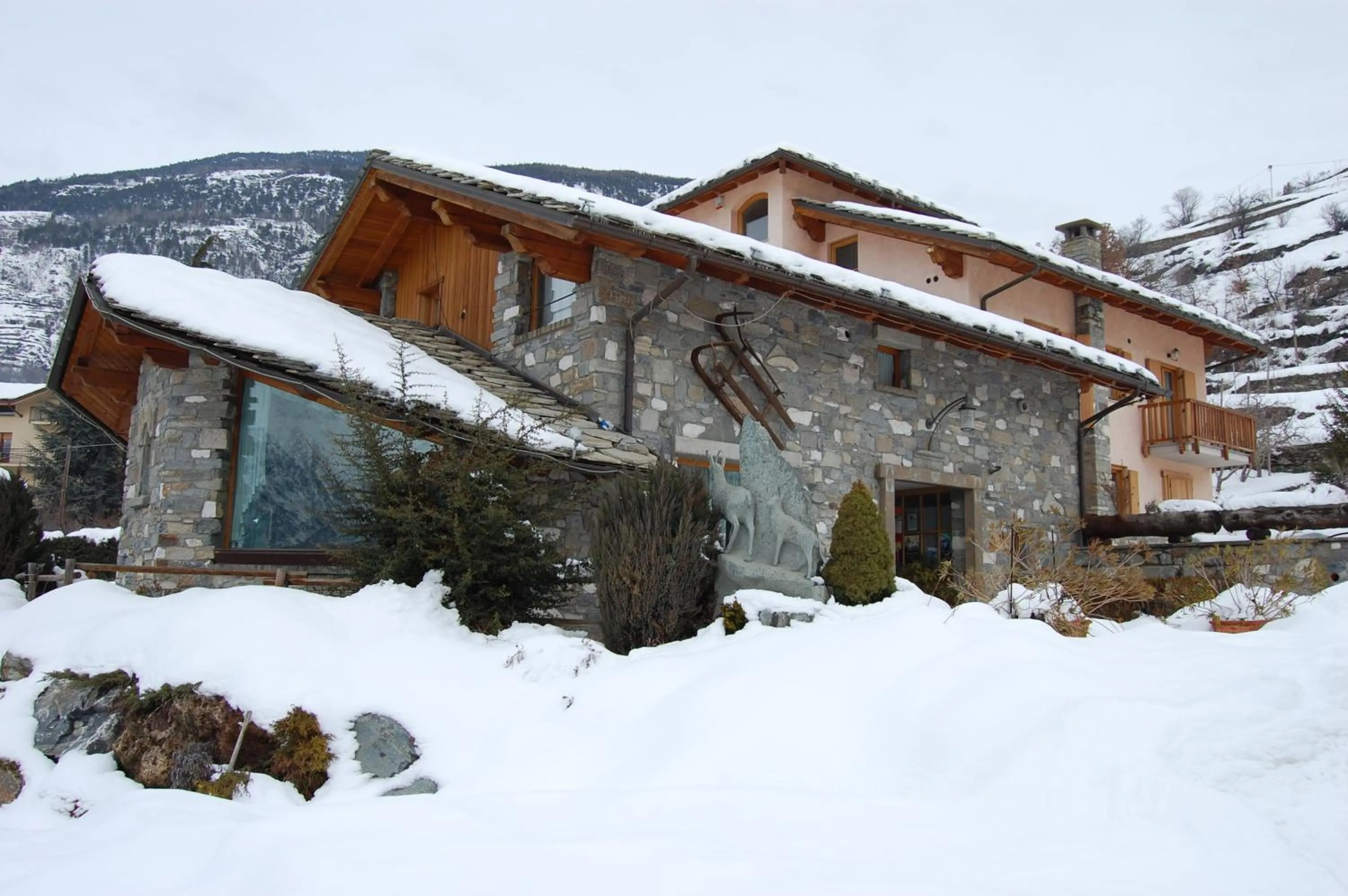 Property building in Hotel Lo Fleyé