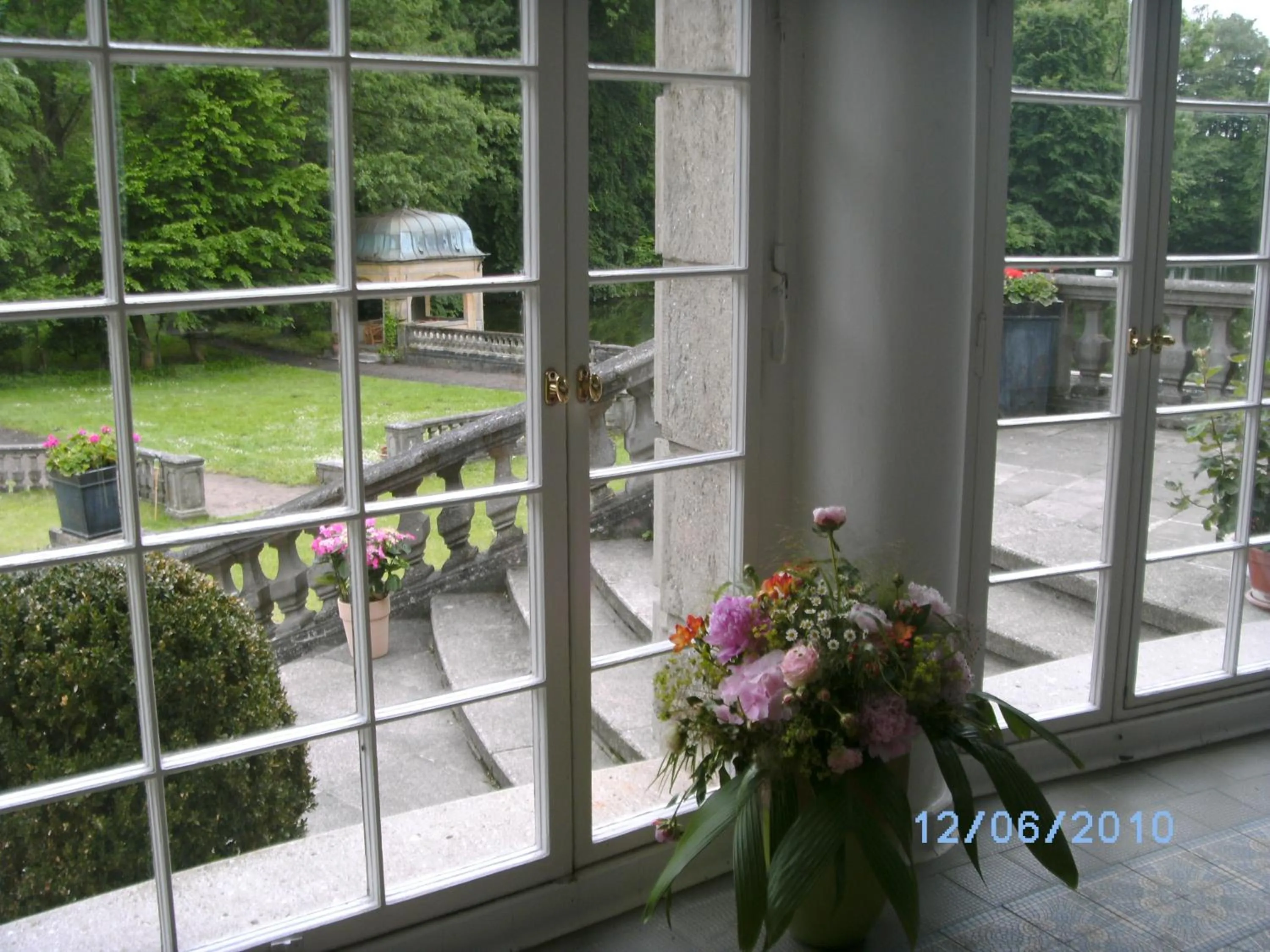 View (from property/room) in Jagdschloss-Bellin